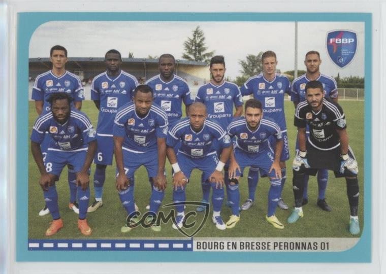2016-17 Panini Foot Album Stickers Team Photo FC Bourg-Peronnas 01 #860 1o2