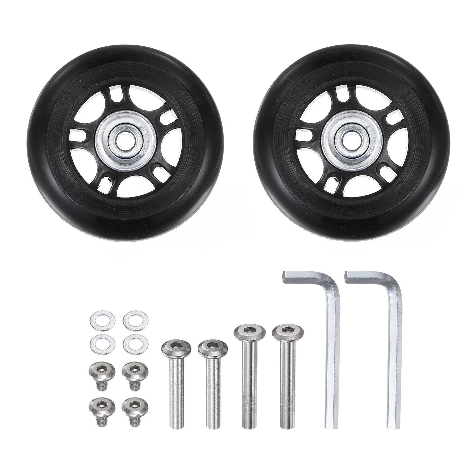 Luggage Replacement Wheels Kits Suitable for roller skates, skateboard shoes