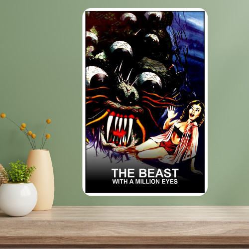 The Beast with a Million Eyes Classic Movie Metal Poster Sign