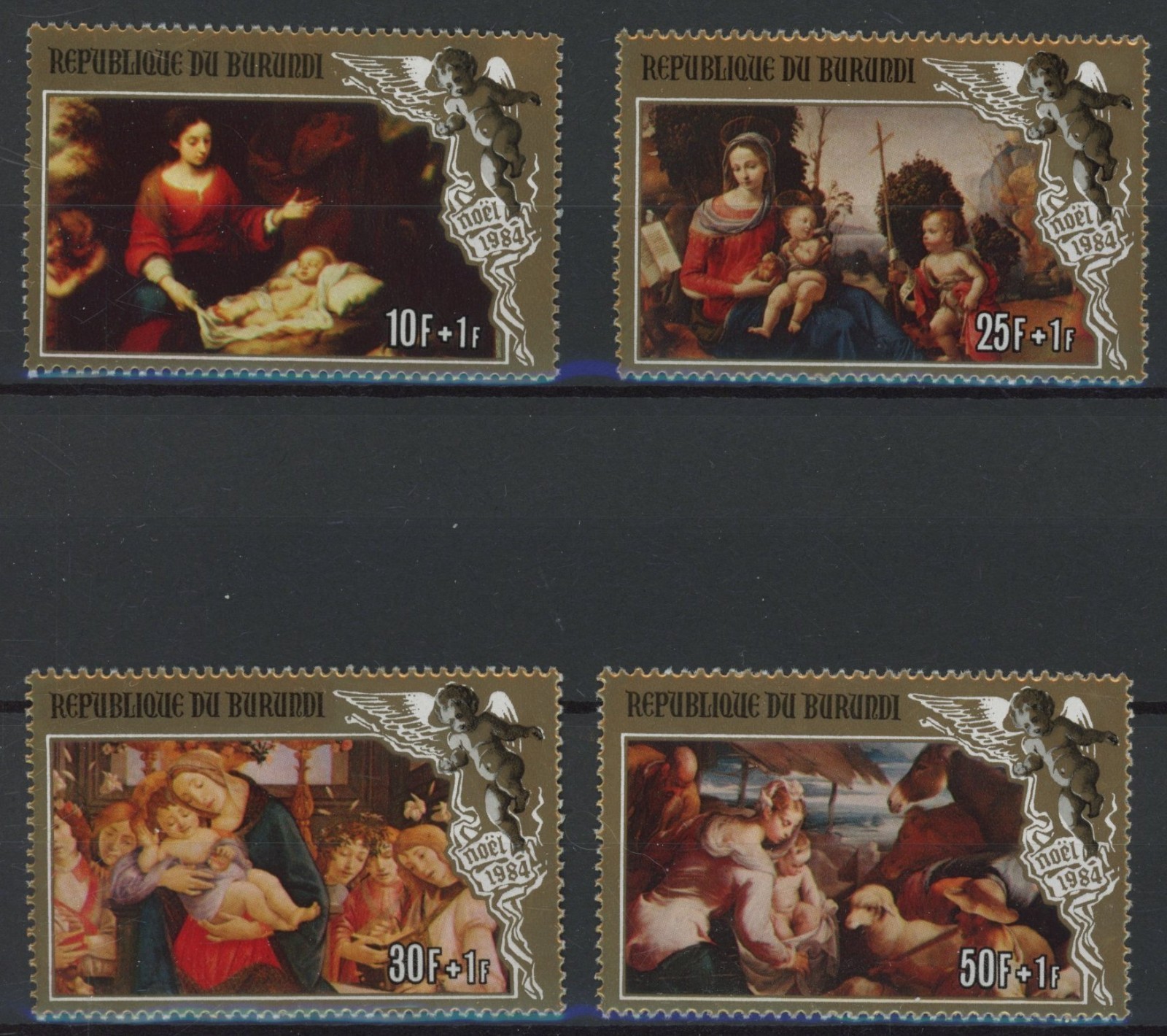 Burundi 1985 : Christmas - Good Set Very Fine MNH Stamps - Cat Val : 33€