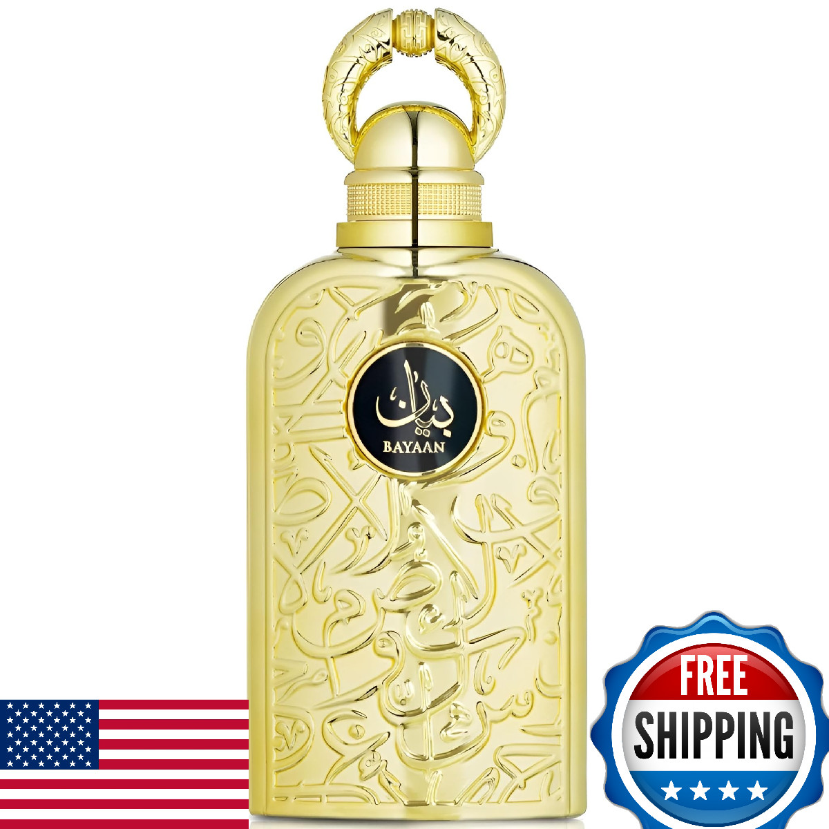 Lattafa Bayaan EDP Spray Fruity Floral Sweet Woody Long-Lasting Unisex 80ML