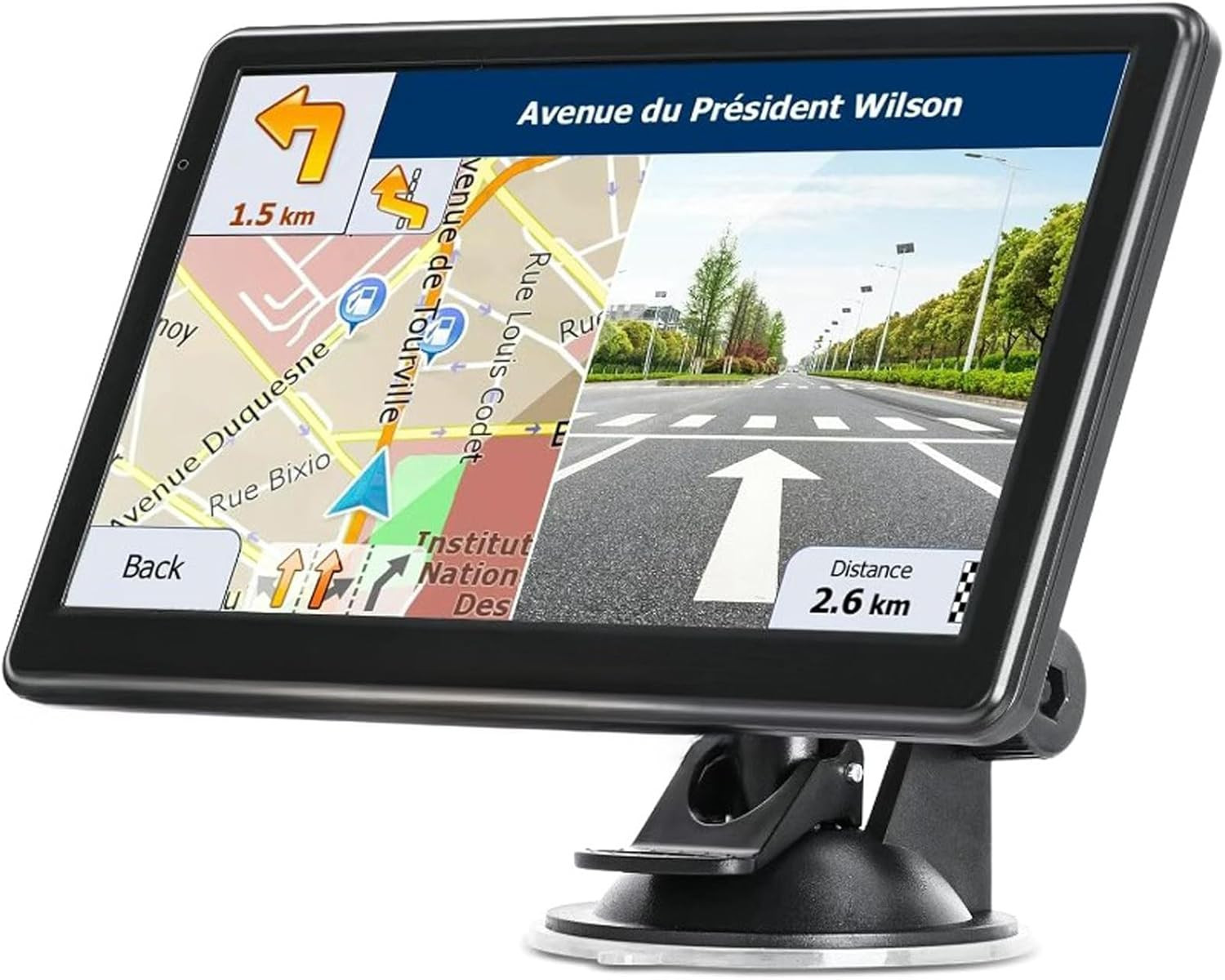 GPS Navigator for Car Truck RV, 7" Touchscreen GPS Navigation System, 2026 Map w