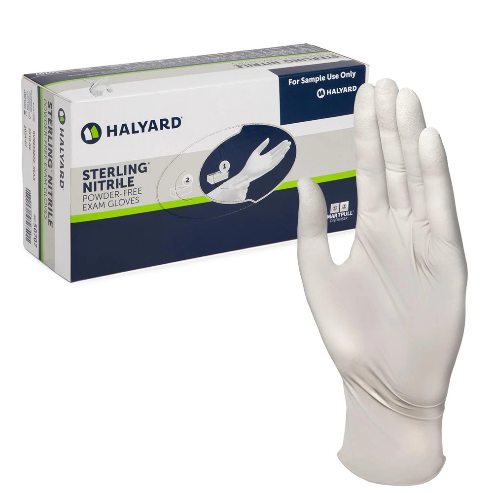 X Large Powder Free Latex Free Healthcare Gloves Textured Fingertips Non St