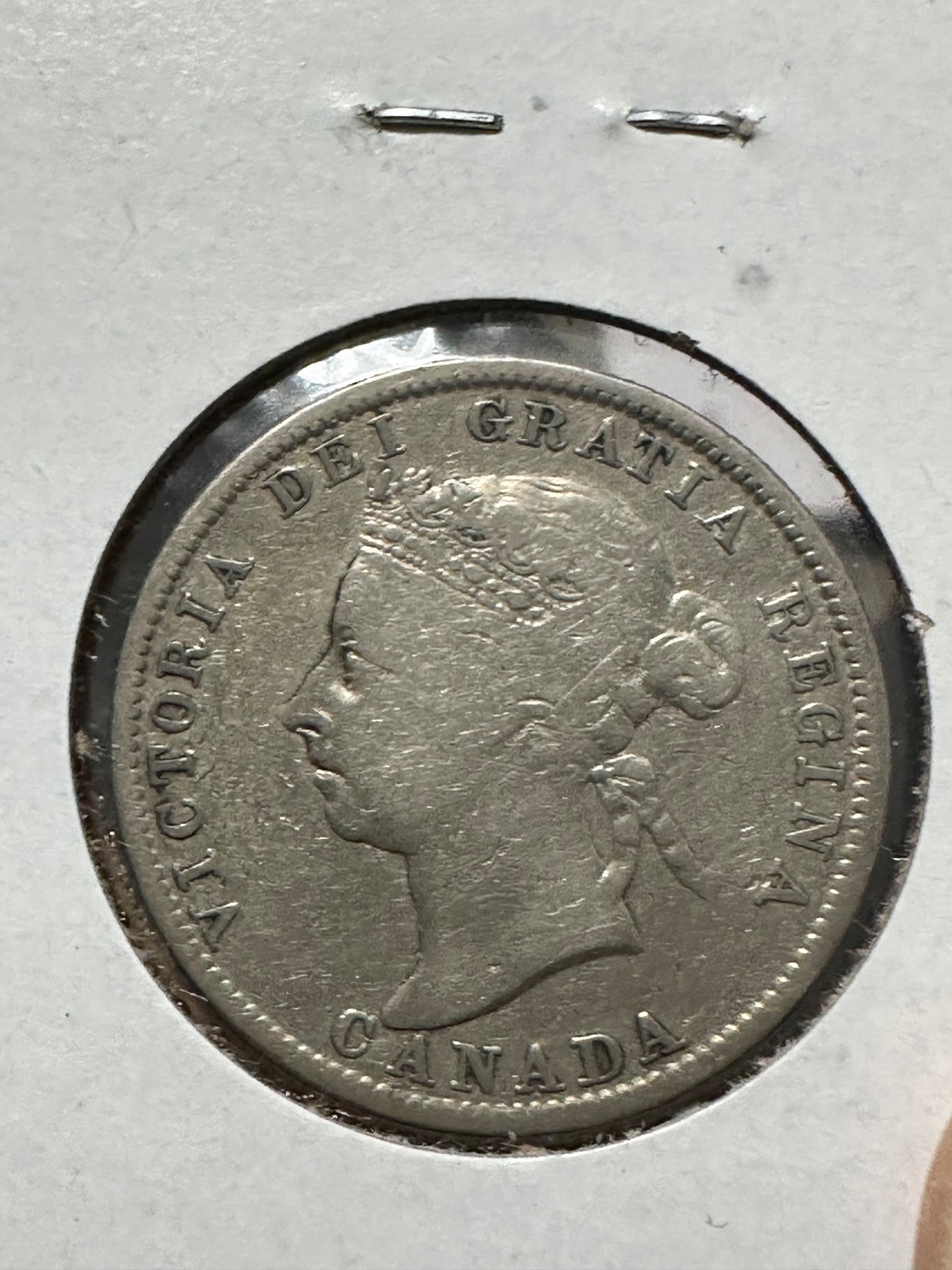 1886 6/3 Canada Twenty Five Cents G+