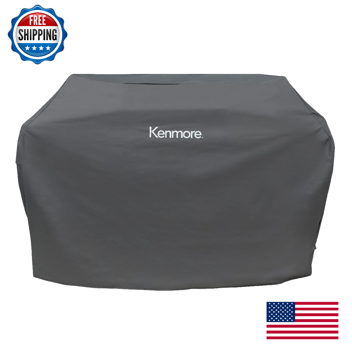 Kenmore 66" Gas Grill Cover Outdoor BBQ Universal, Heavy-Duty, UV Protect