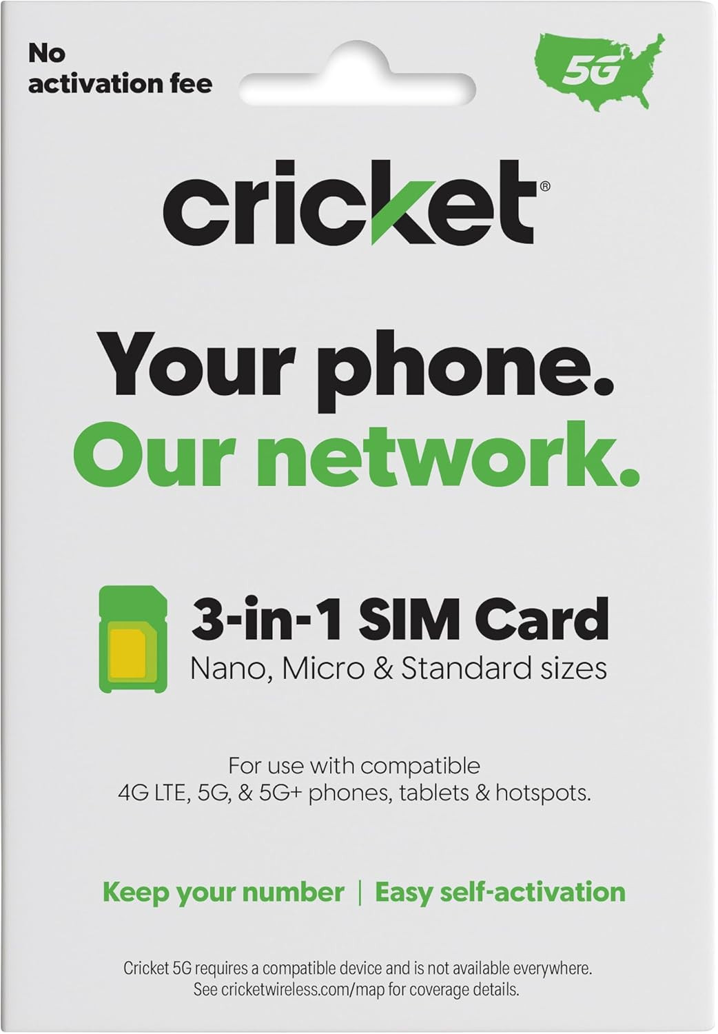 Wireless BYOD SIM Card Kit 5G, 5G+, 4G, LTE