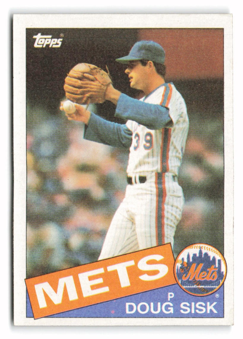1985 Topps #315 Doug Sisk New York Mets