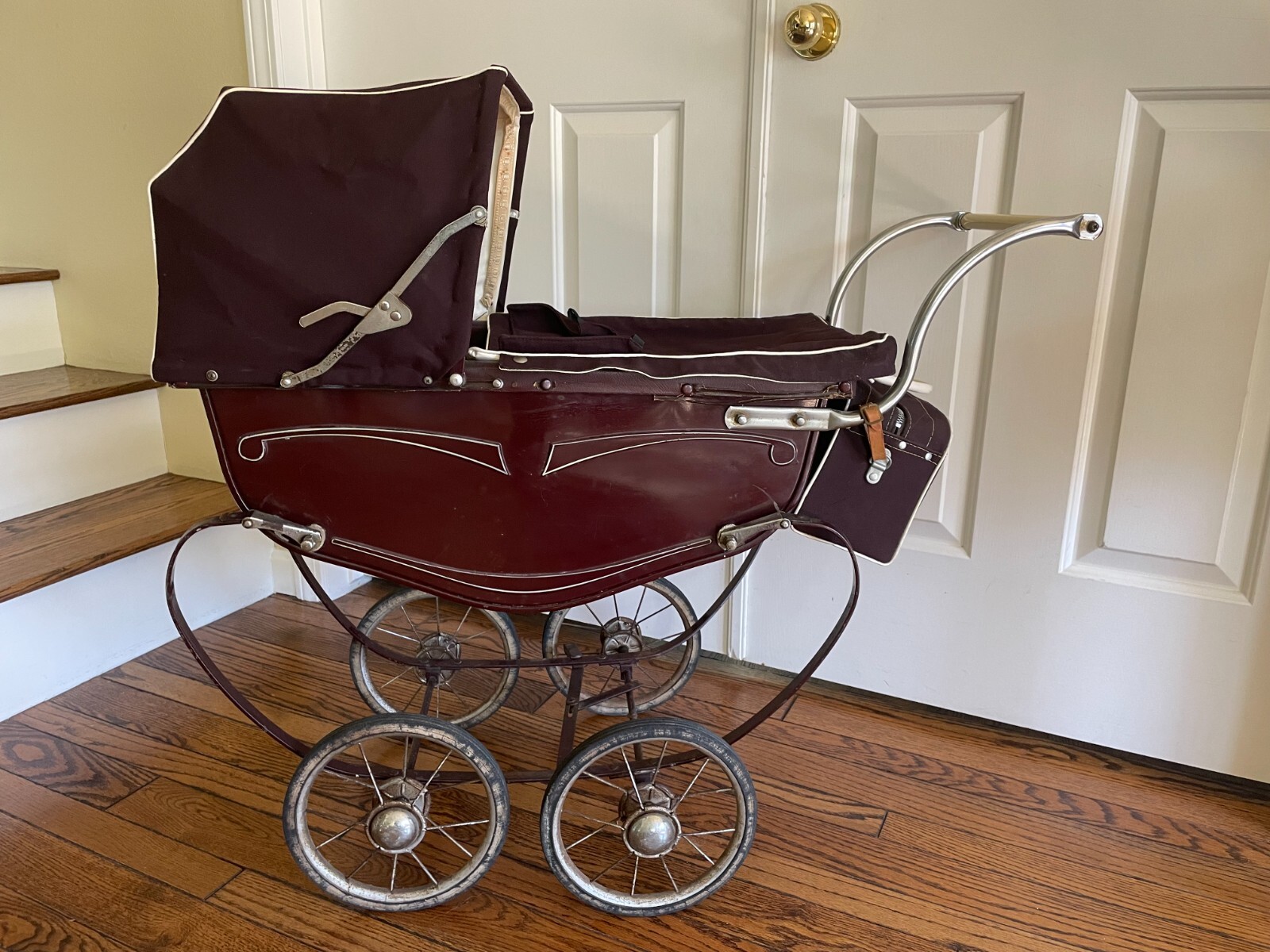 vintage baby doll pram carriage