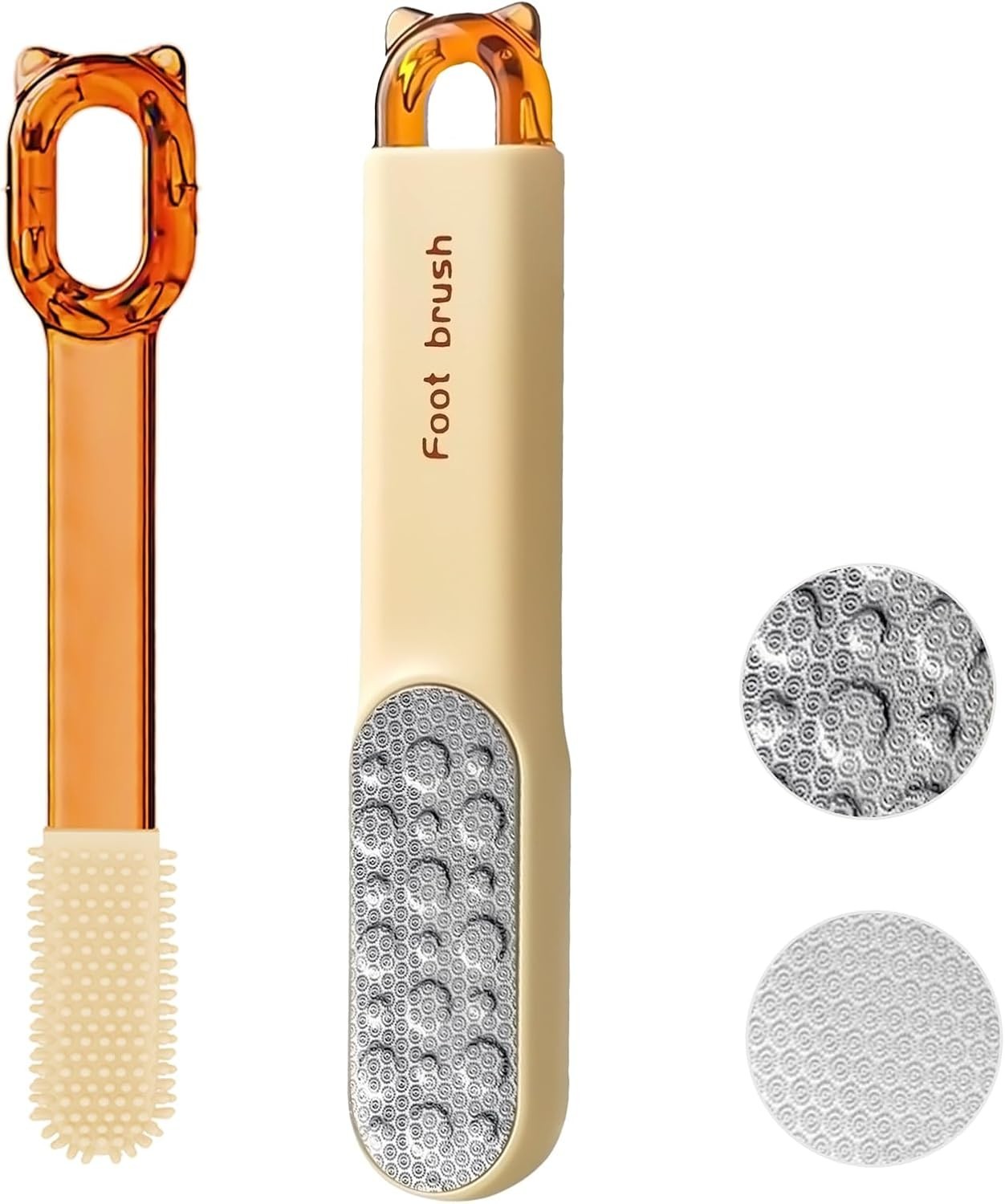 Double-Sided Stainless Steel Foot File, Foot Callus Remover & Foot Scrubber, Pro