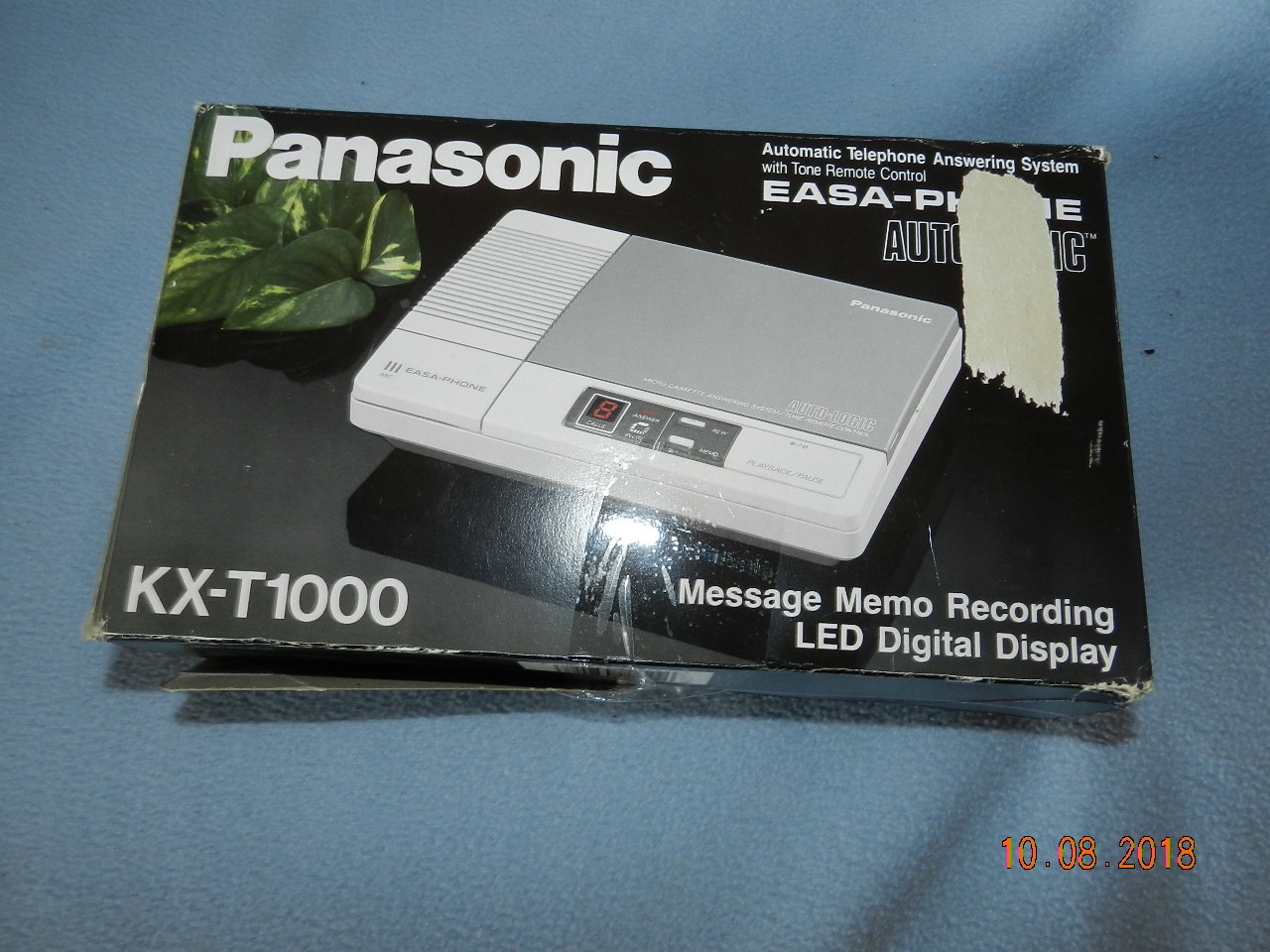 Panasonic KX-T1000 Easa-Phone Automatic Telephone Answering Machine Vintage Rare