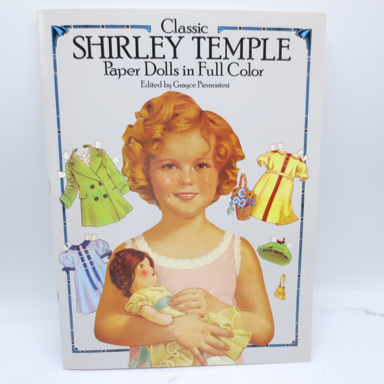 Vintage Shirley Temple 1986 Paper Doll Book in Full Color by Piemontesi Uncut