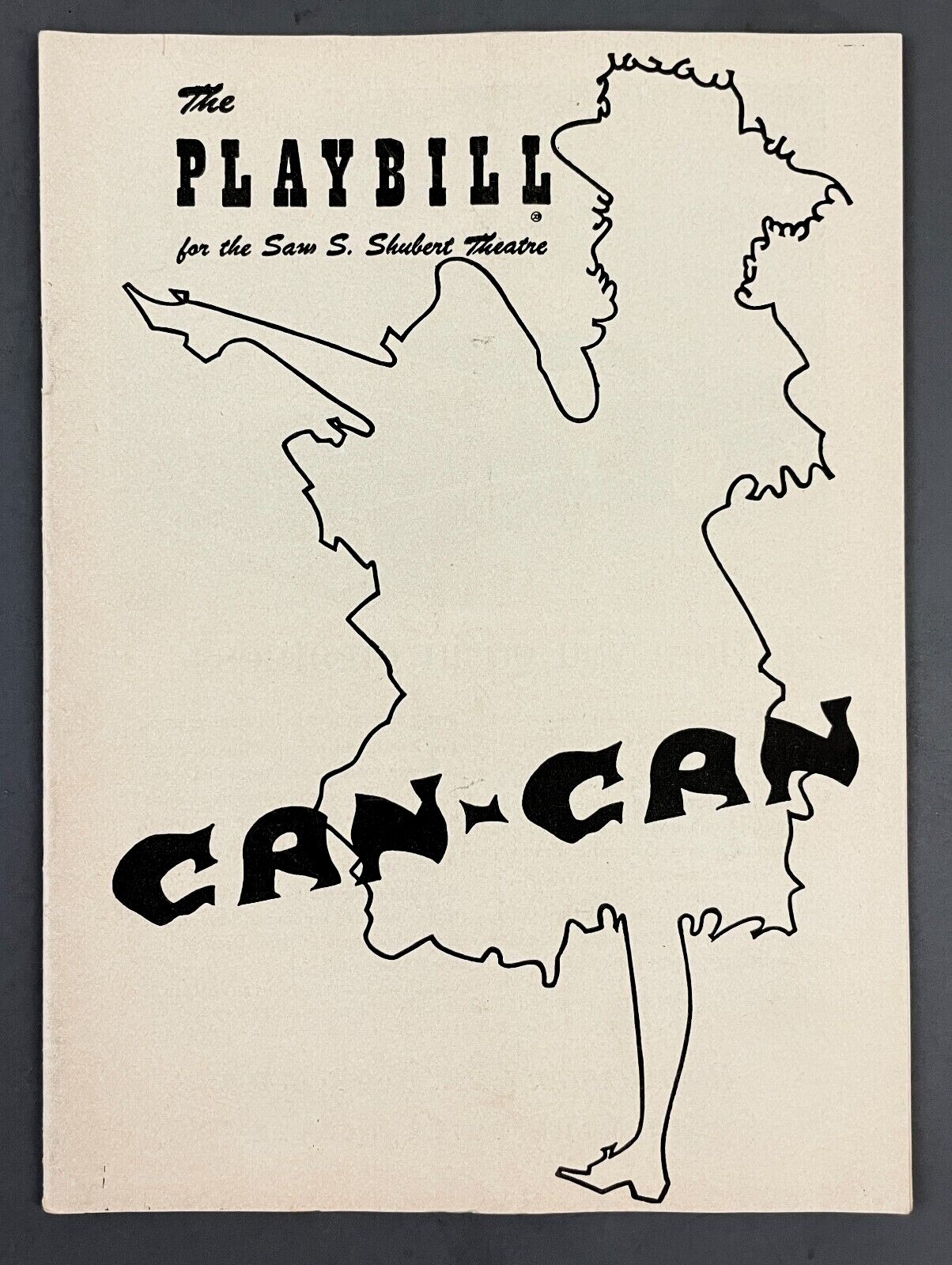 1954 Can-Can Vintage Playbill Sam Shubert Theatre Playbill Ads NYC Lilo Musical