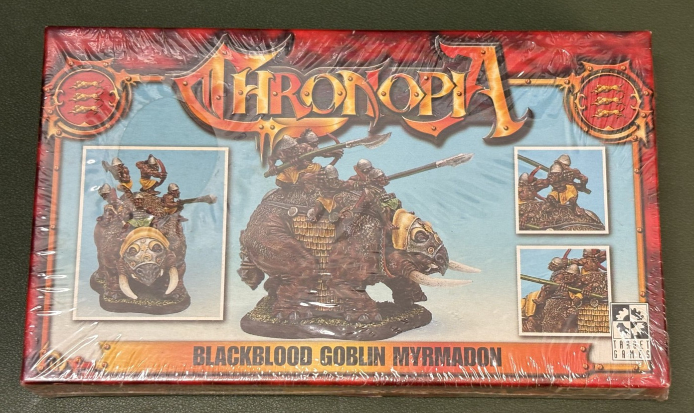 SEALED Chronopia: Blackblood Goblin Myrmadon - 1998 Target Games Miniatures Set