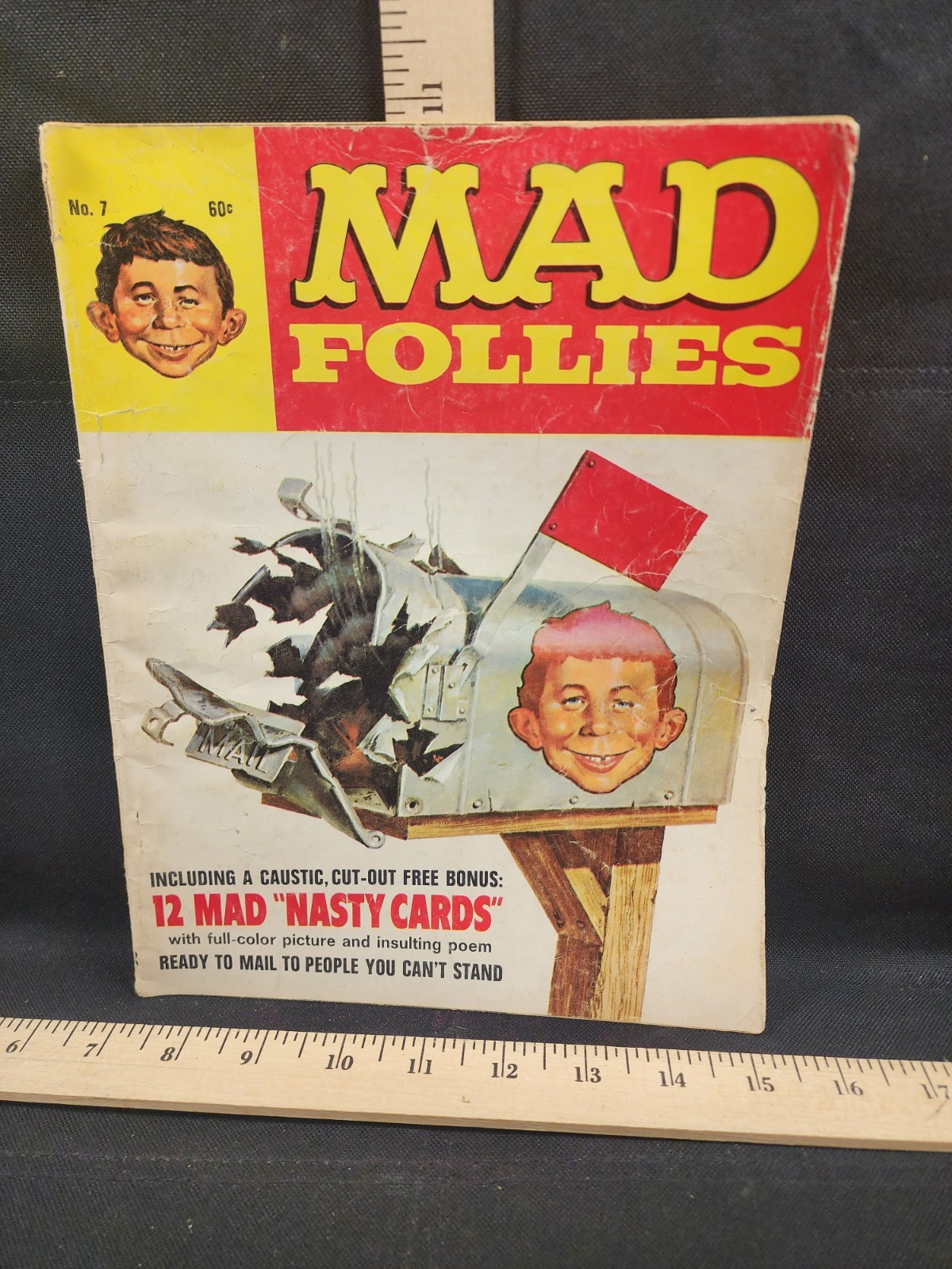 Mad Magazine Follies Edition #7 1969 No Cards Inside Used 