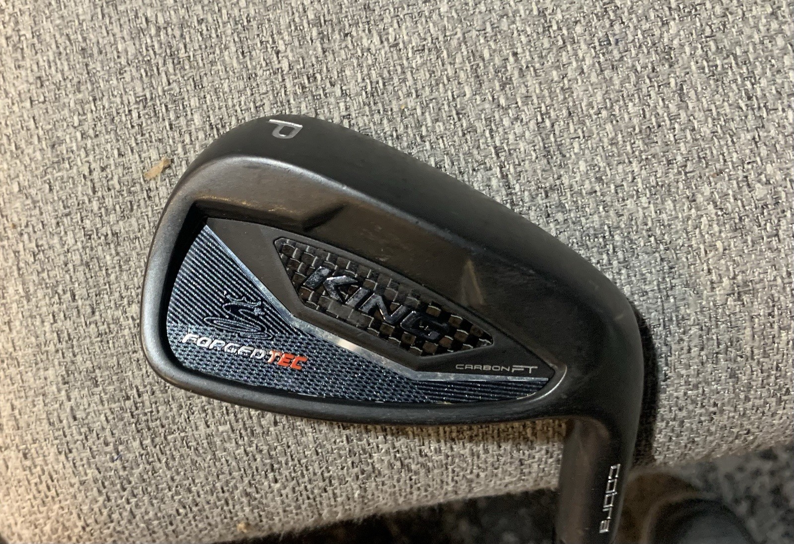 Cobra King Forged Tec Black Pitching Wedge-Steel Stiff KBS Tour C-Taper Lite 110