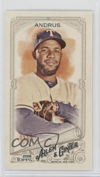 2018 Topps Allen & Ginter Mini SP Elvis Andrus #326 0t2
