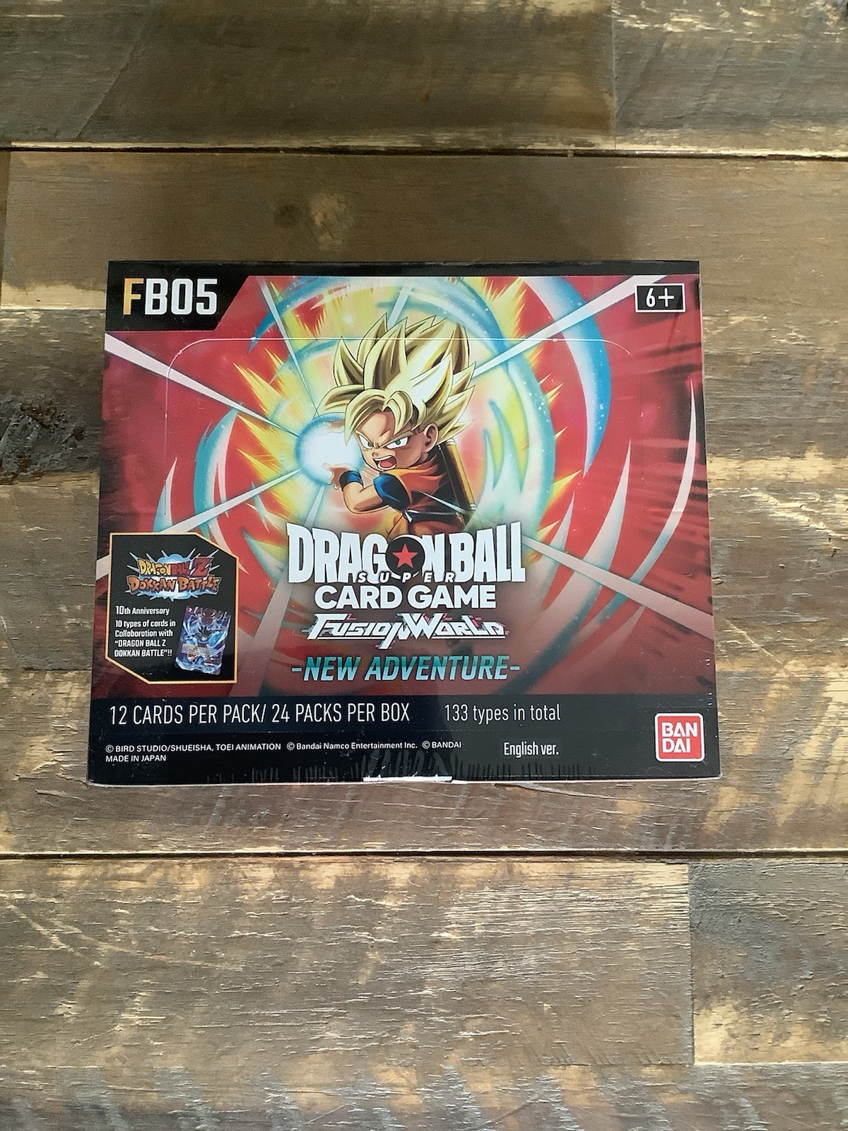 DRAGON BALL SUPER Card Game Fusion World - NEW ADVENTURE FB05 Sealed BOOSTER BOX