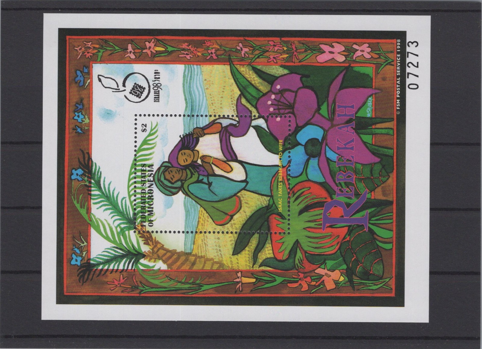 Micronesia 1998 Isaac Takes Rebekah To Wife XF Mint Never Hinged