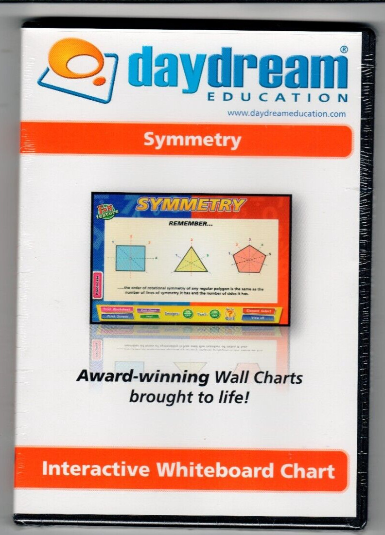 Daydream Education Symmetry, Interactive Whiteboard Software New/Sealed
