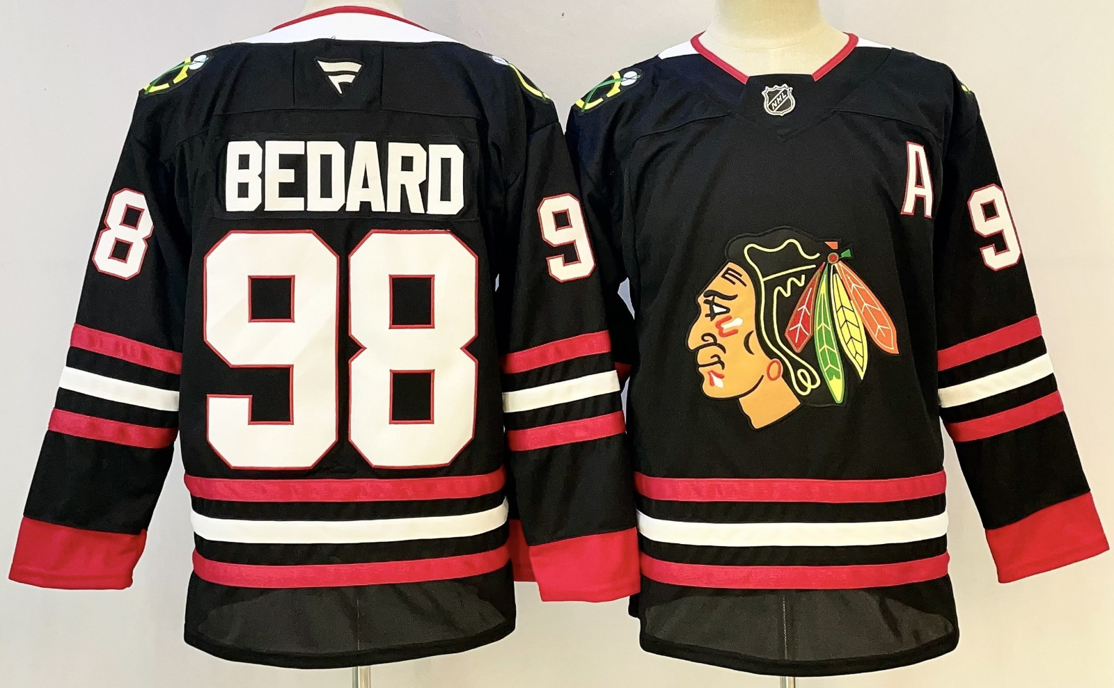 Chicago Blackhawks Conor Bedard Reverse Retro98# Series Jersey - New XL