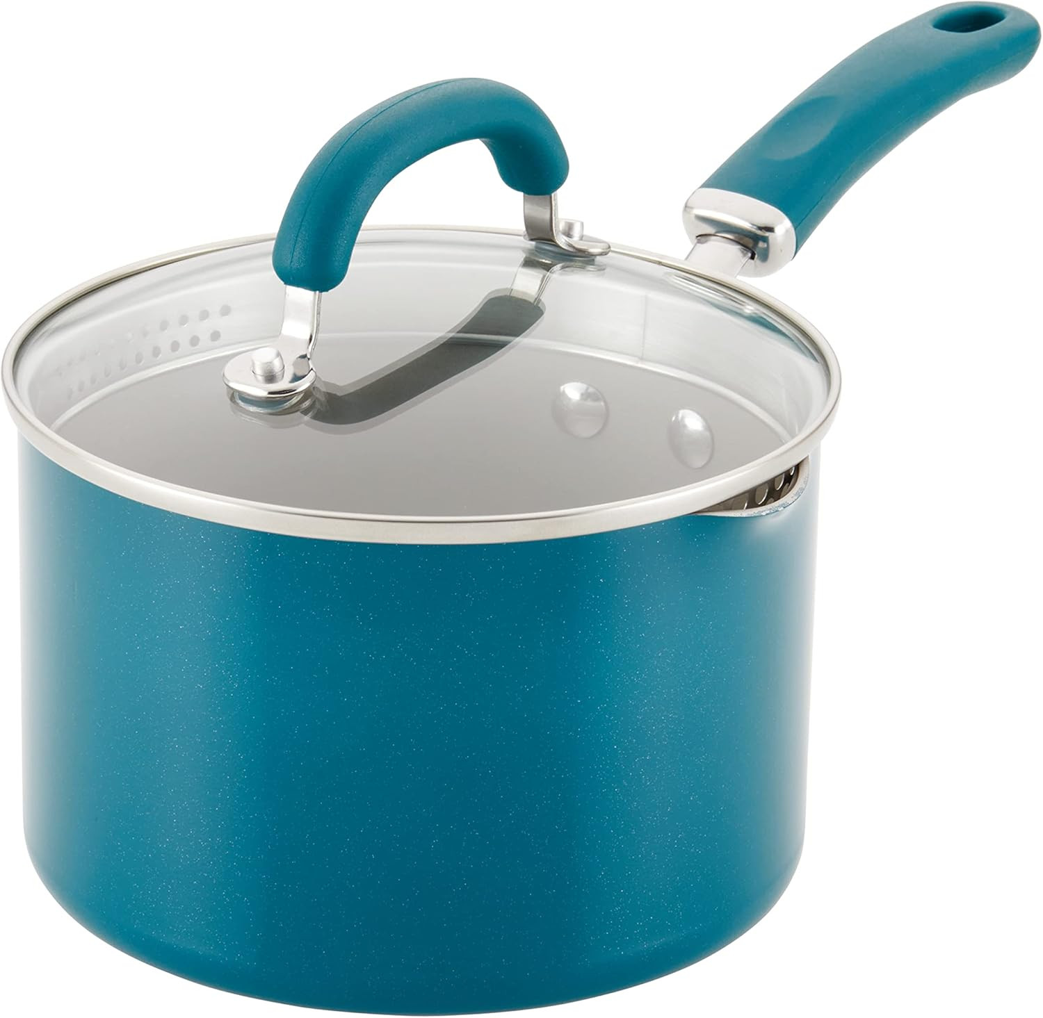 12020 Create Delicious Nonstick Sauce Pan / Saucepan with Straining and Lid, 3 Q