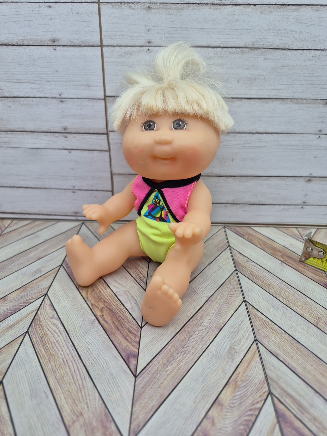 Vintage 1997 Cabbage Patch Kids Doll 7" Inch Swimsuit splash and fun