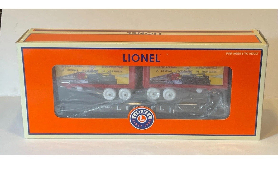 Lionel 6-29460 Flatcar With Piggyback Trailers #3460 Archive Collection