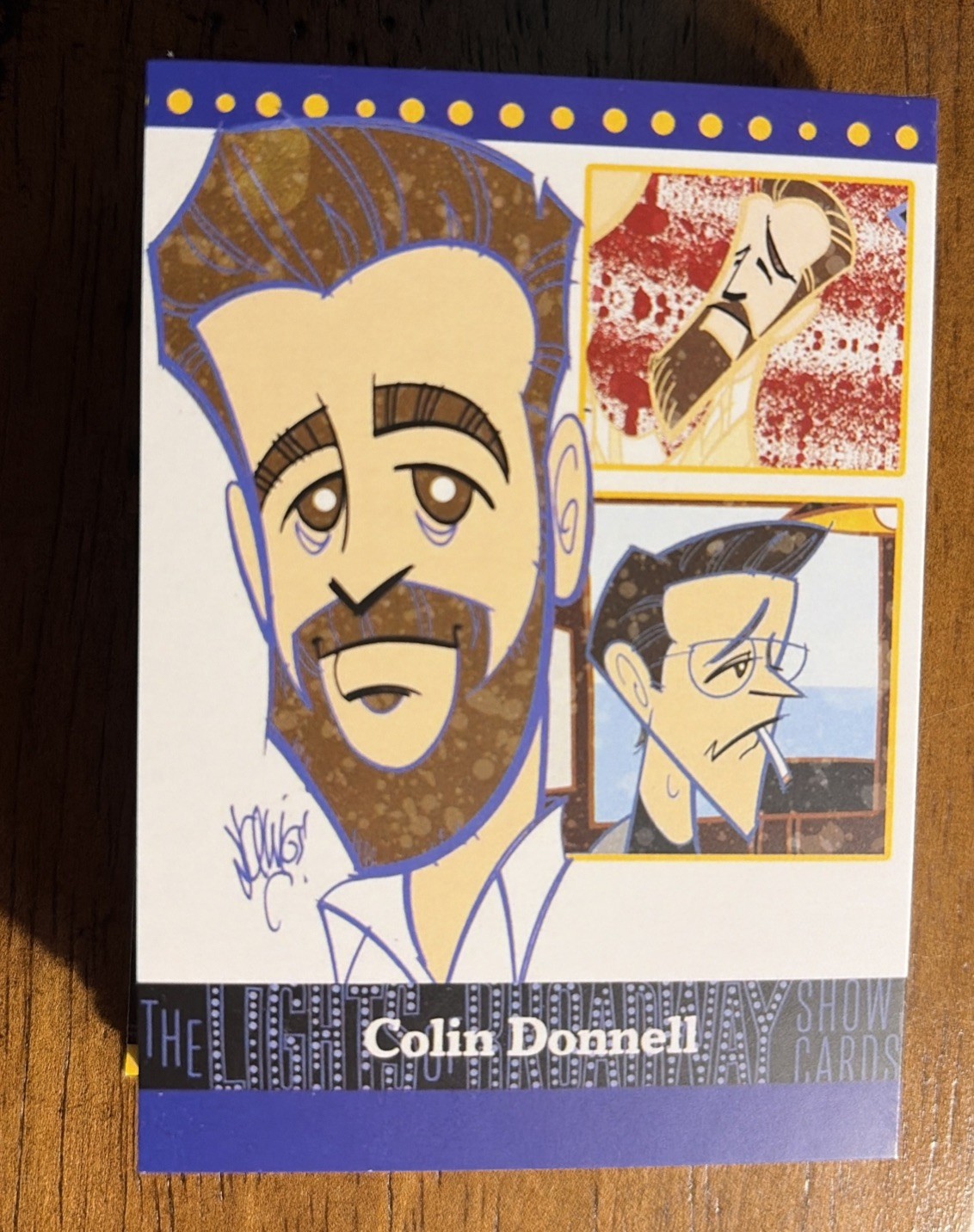  Lights of Broadway Card 2025 Encore Series Colin Donnell