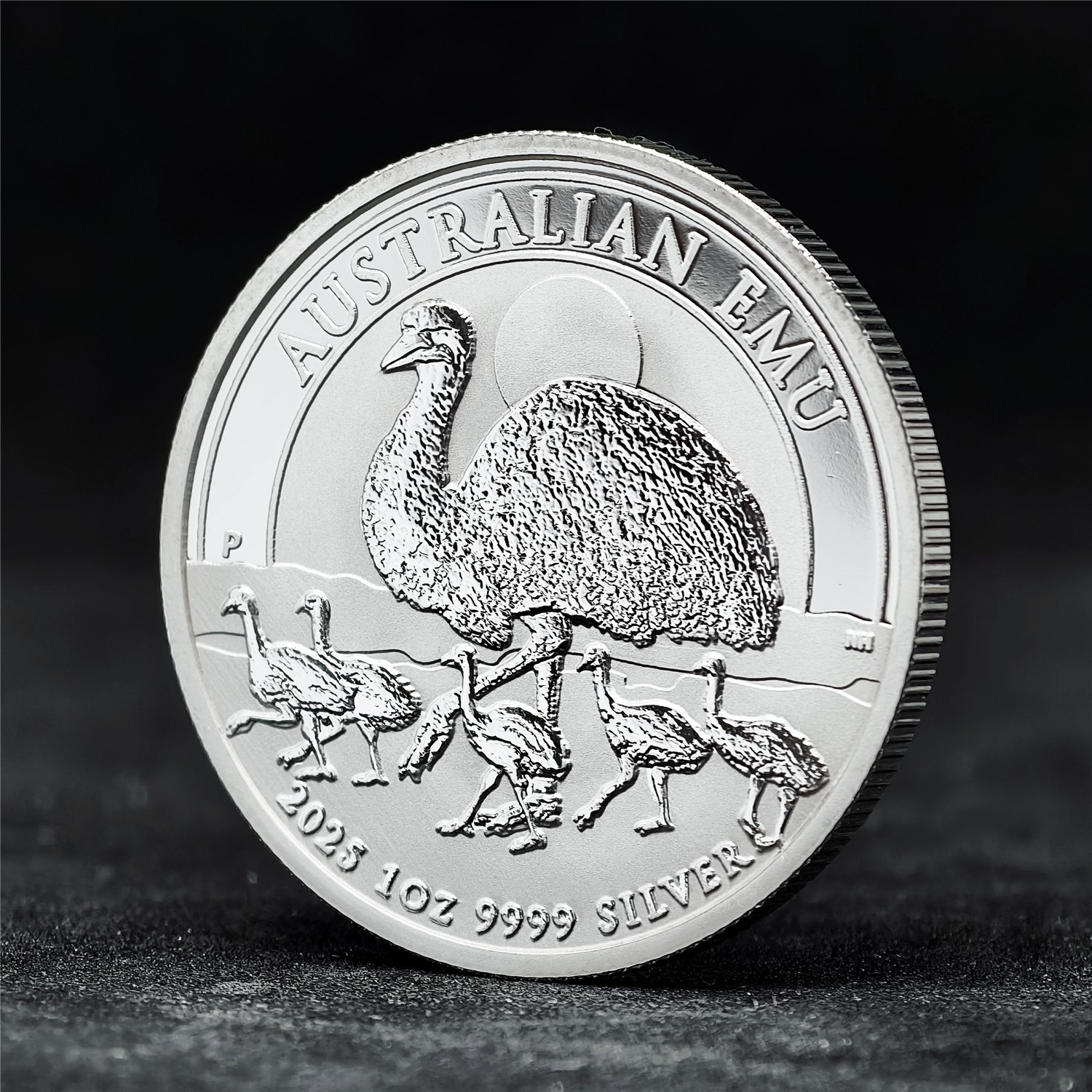 Australian Emu 2025 $1 1 oz Pure Silver BU Coin in Capsule Australia Perth Mint-