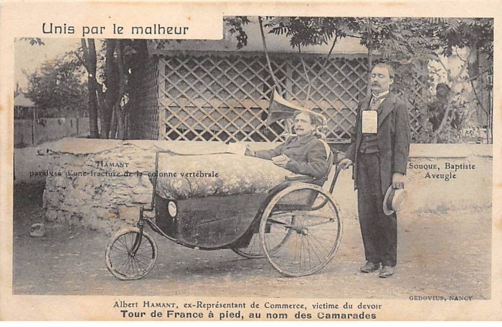 Circus - No. 89171 - United By the Misfortune - Albert Hamant Ex-Représentant of