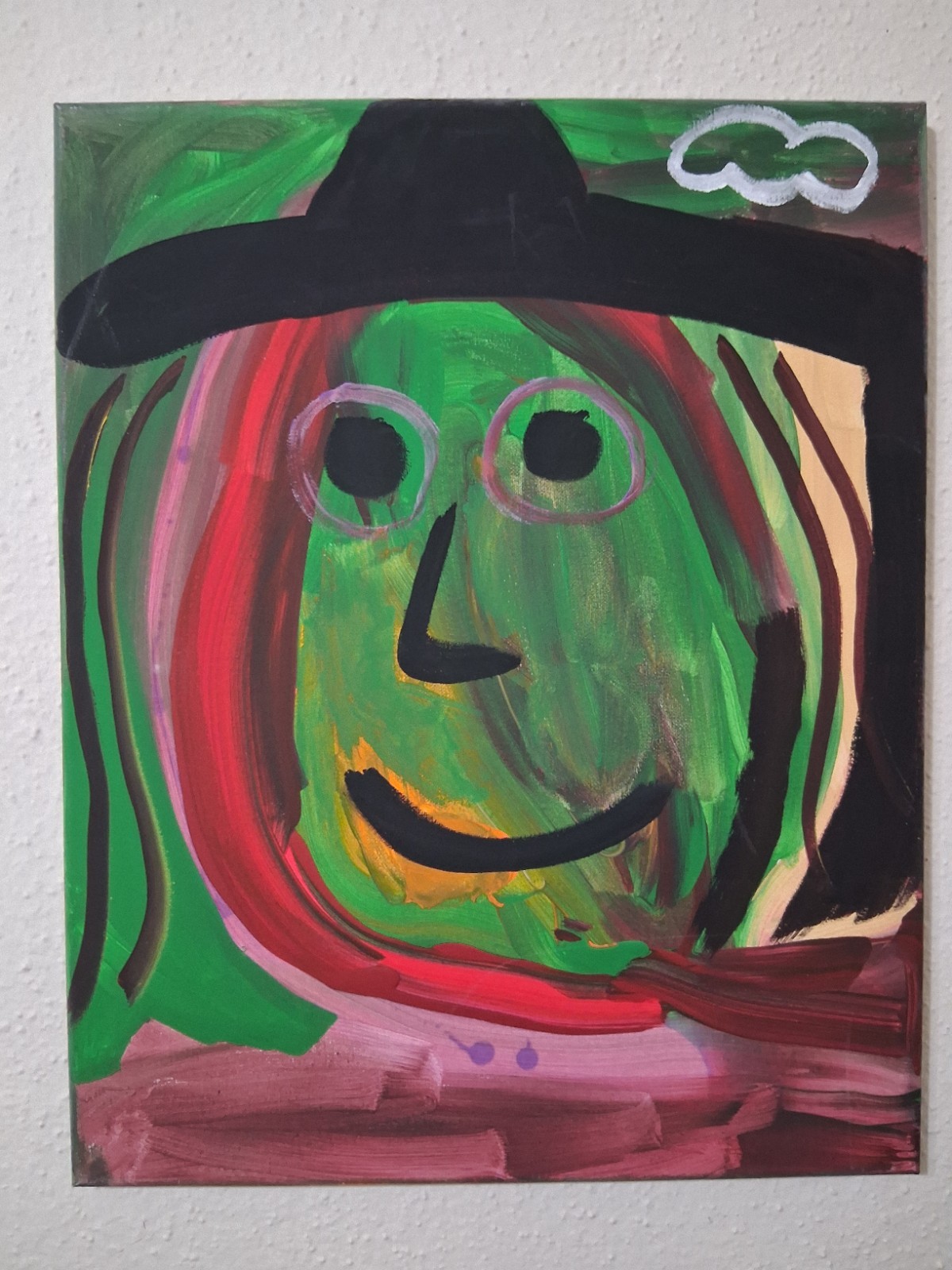 Witch Acryilic Painting 16 X 20 By Jay Remington