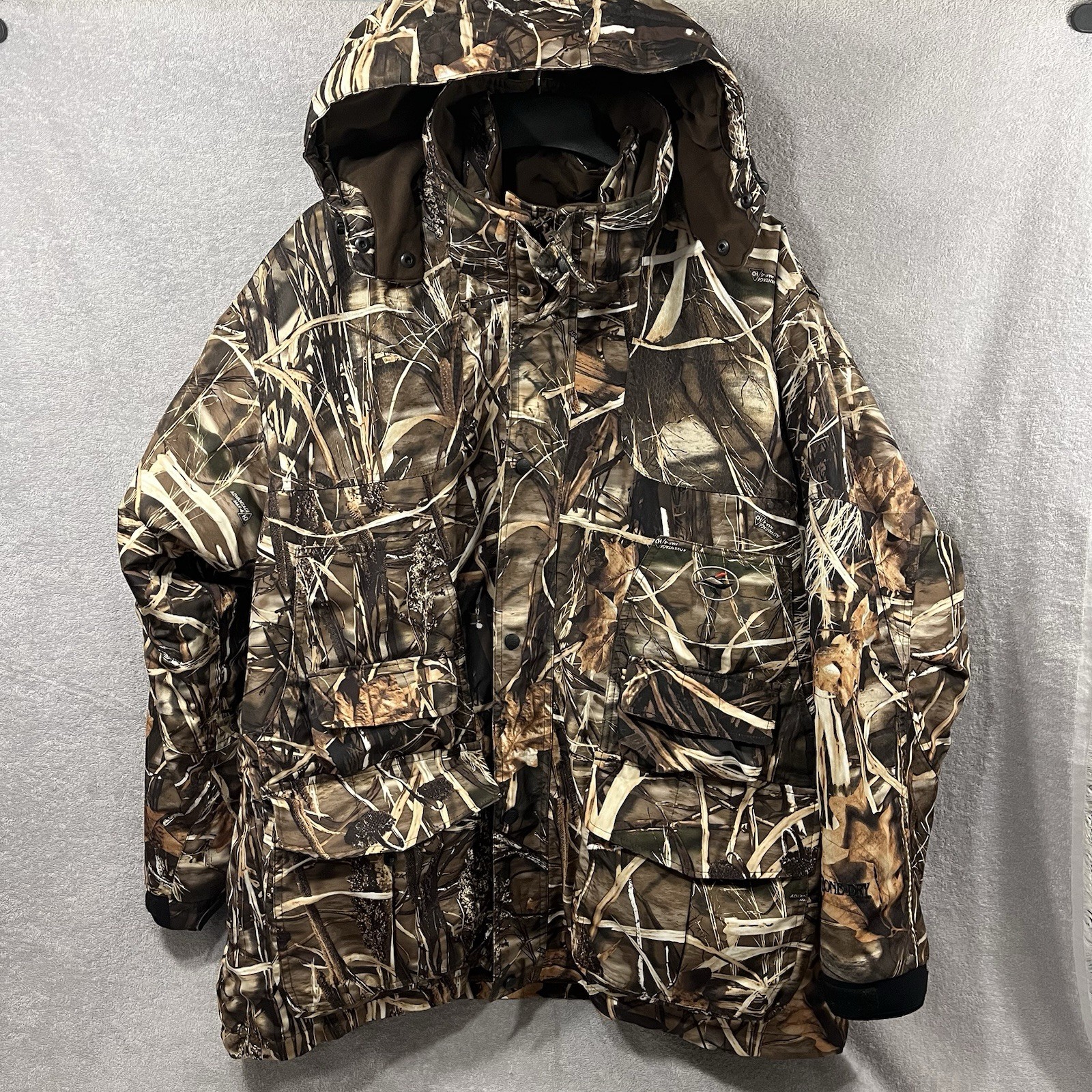 RedHead Mens 3-In-1 Insulated Camo Hunting Parka XL Waterproof Jacket Versatile