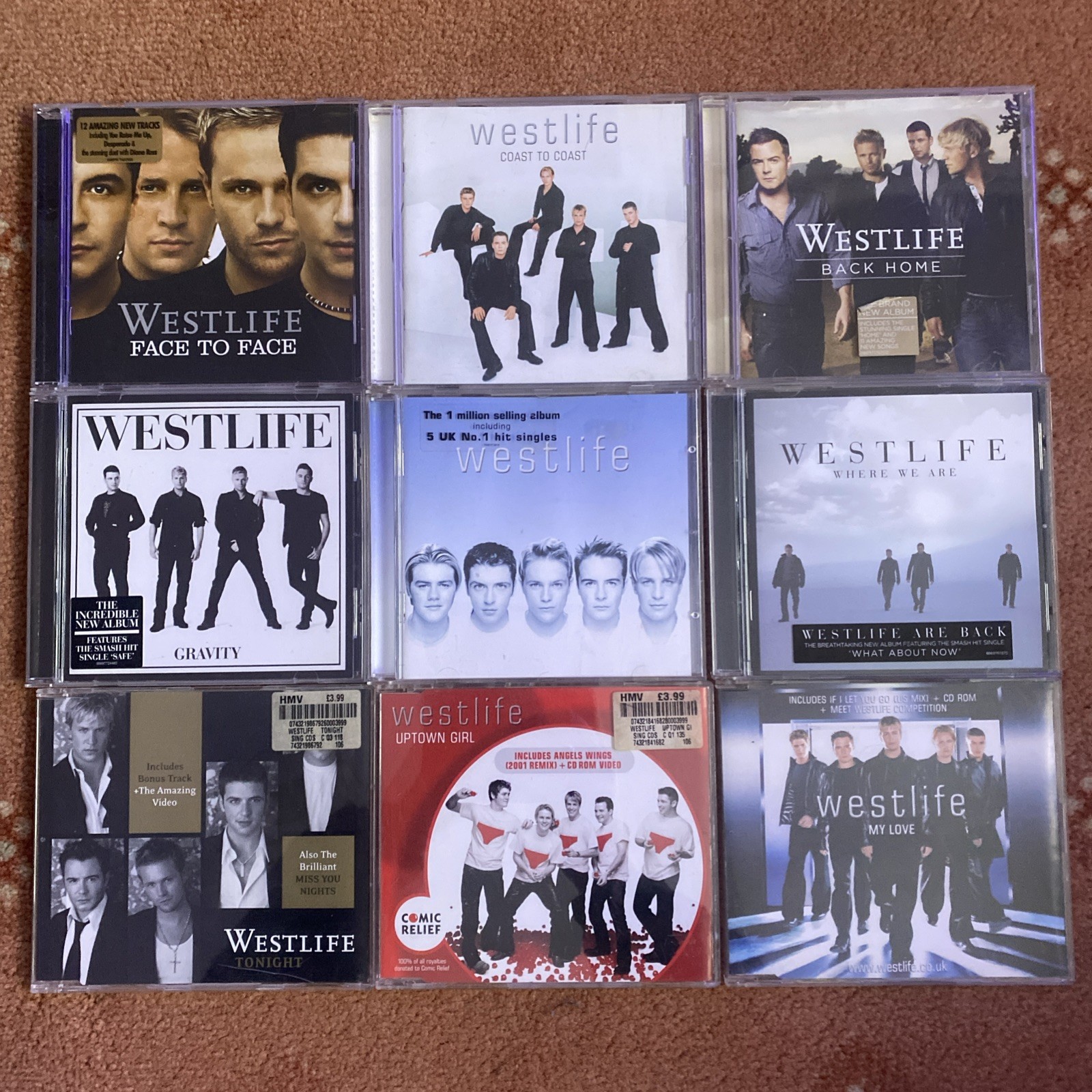Westlife 9 x CD Job Lot Bundle Set Albums Singles - Very Good Bargain  #6