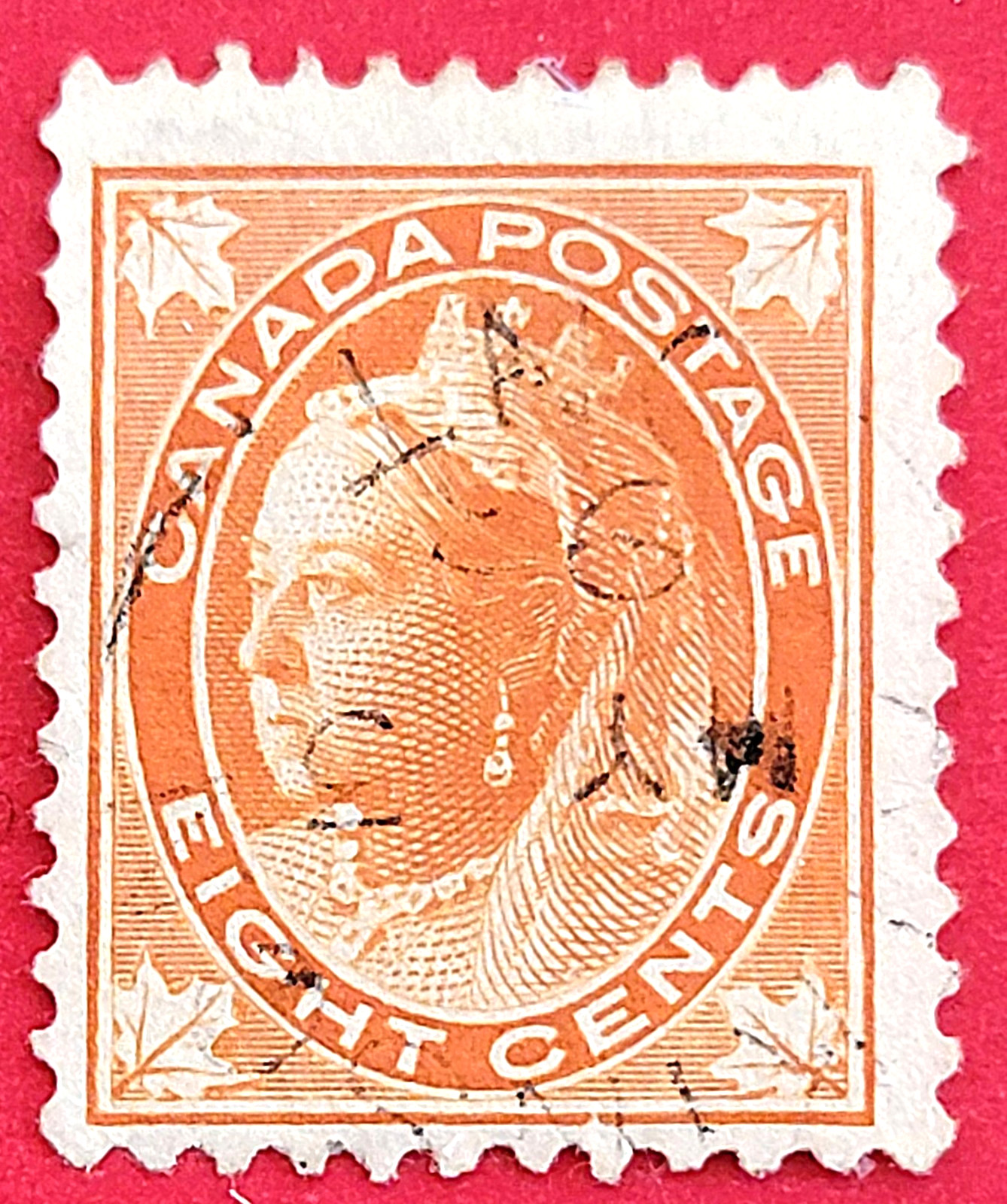 Canada Stamp 72 "Queen Victoria Maple Leaf Issue" Used