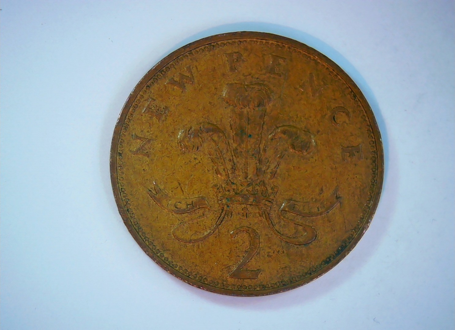 UK 1975 2 New Pence Elizabeth II (2 New Pence, Portcullis reverse) Coin