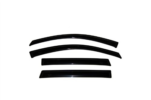  AVS 94501 Original Ventvisor Side Window Deflector Dark Smoke, 4-Piece Set 