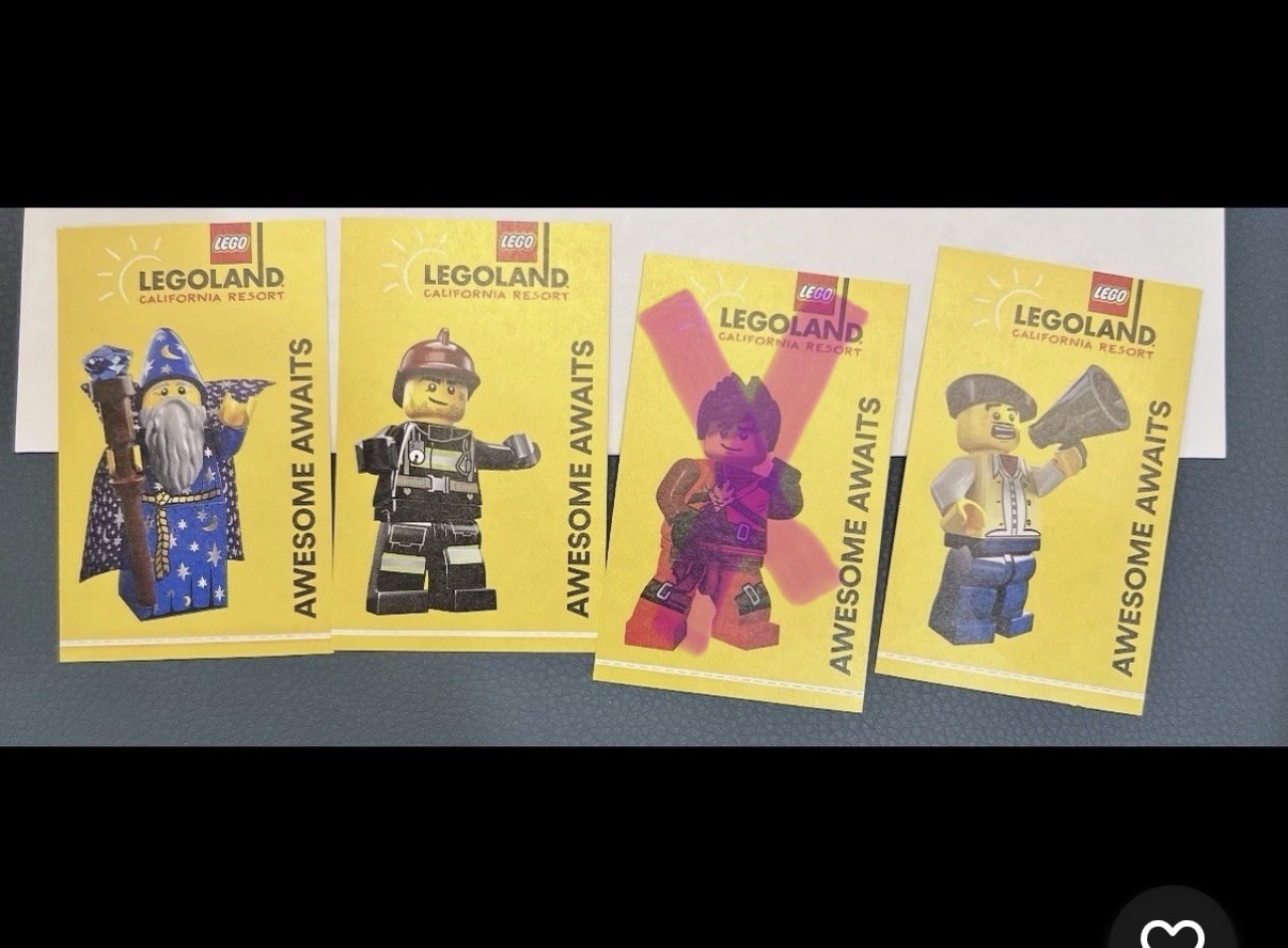 Legoland CA Tickets 1-Day Pass