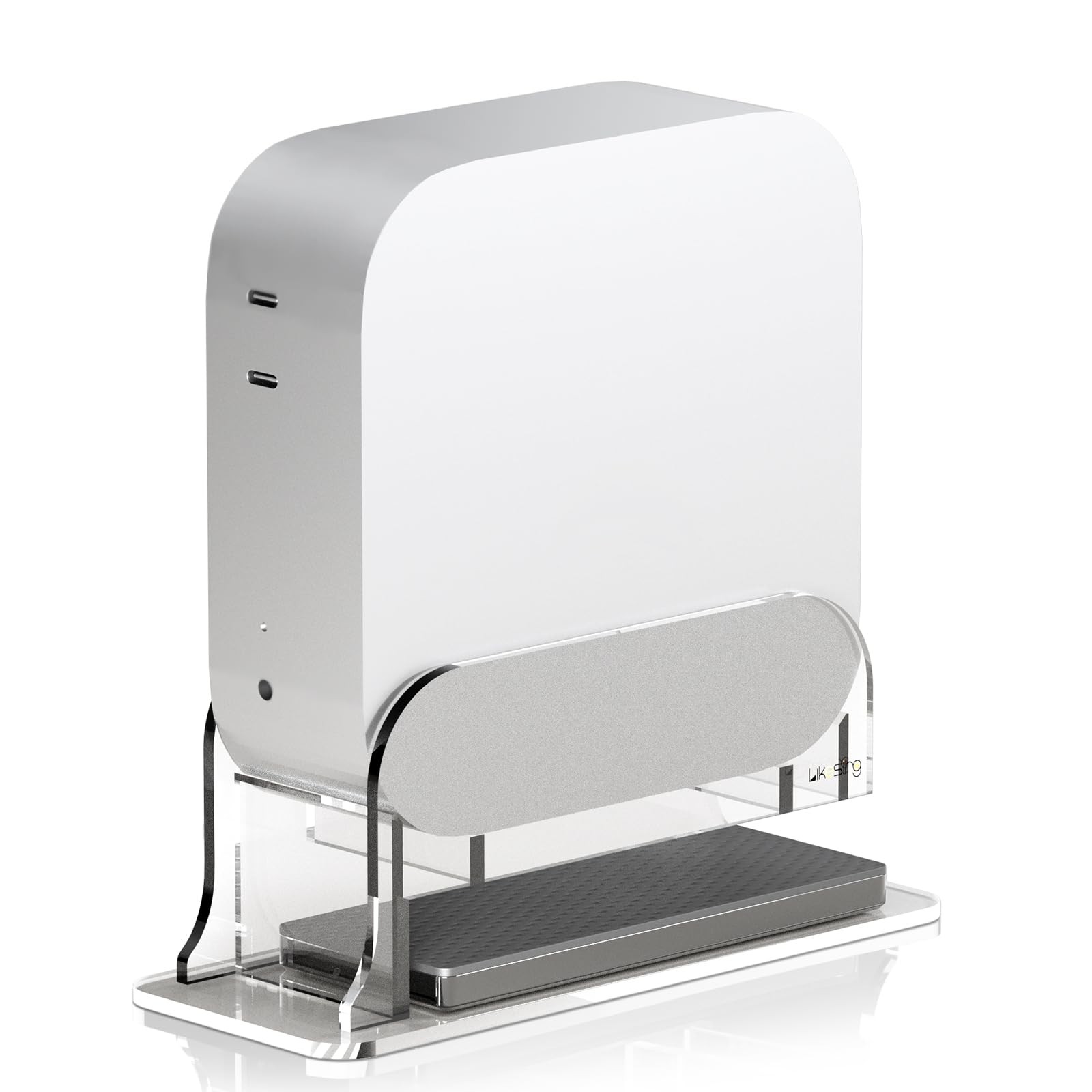 Clear Acrylic Vertical Desktop Stand for Mac mini M4/M4 Pro 2024, Mac mini M4...