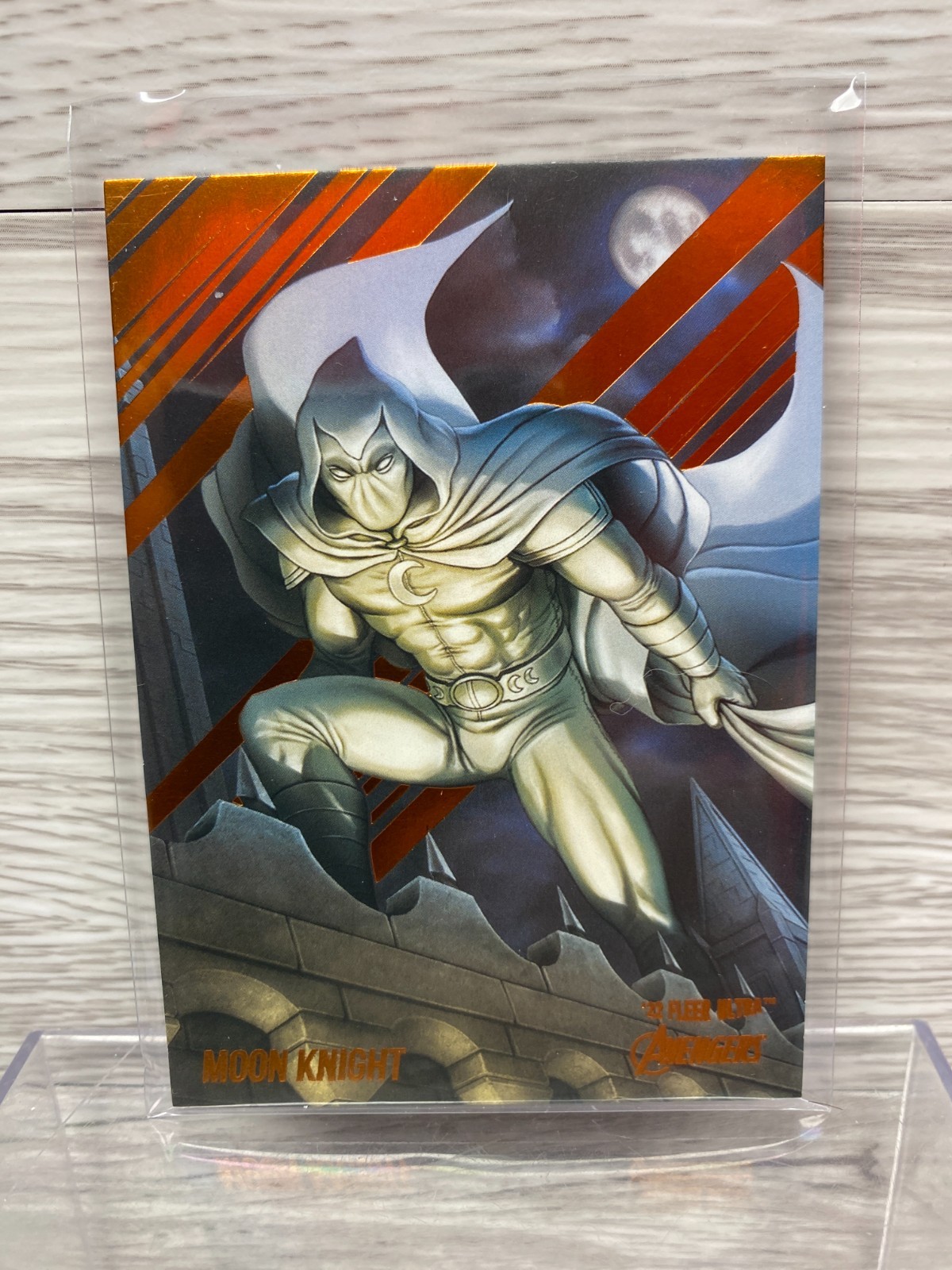2022 Fleer Ultra Marvel Avengers MOON KNIGHT Orange/Copper Foil /549