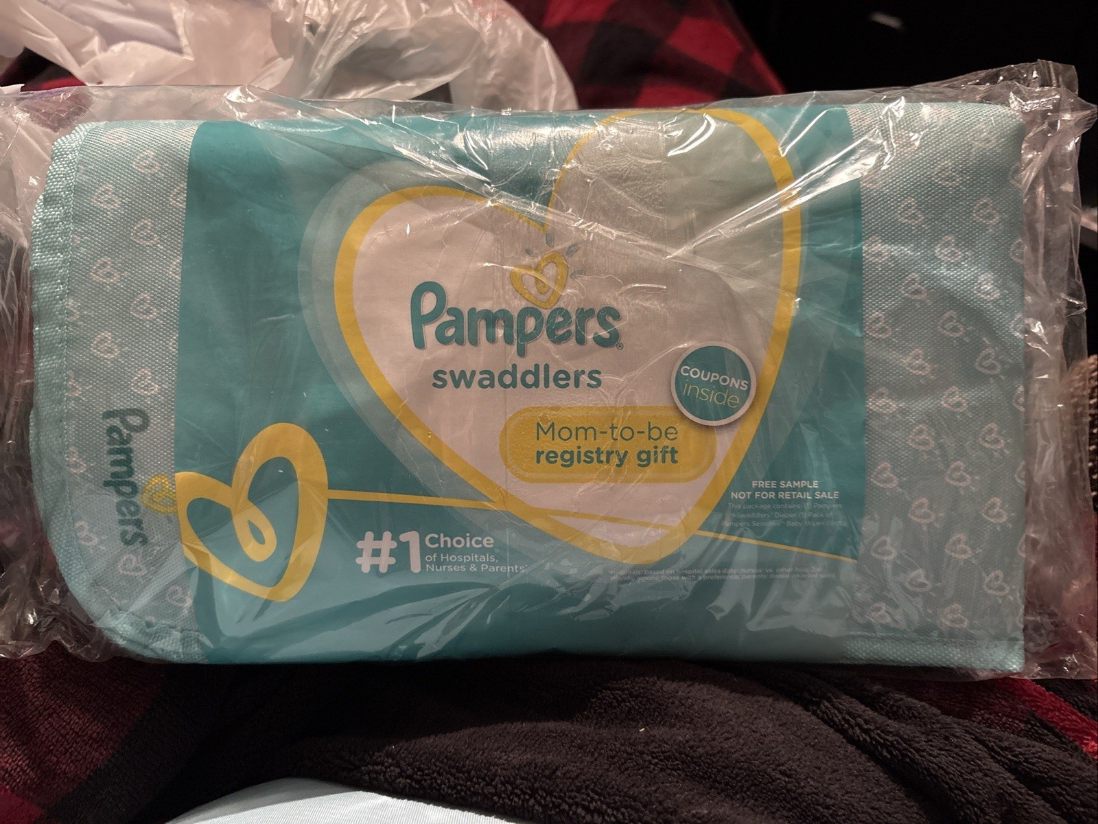 (3) Pampers Portable Baby Changing Pad Fold Up 22.5” X 13.5” For Travel Or Home