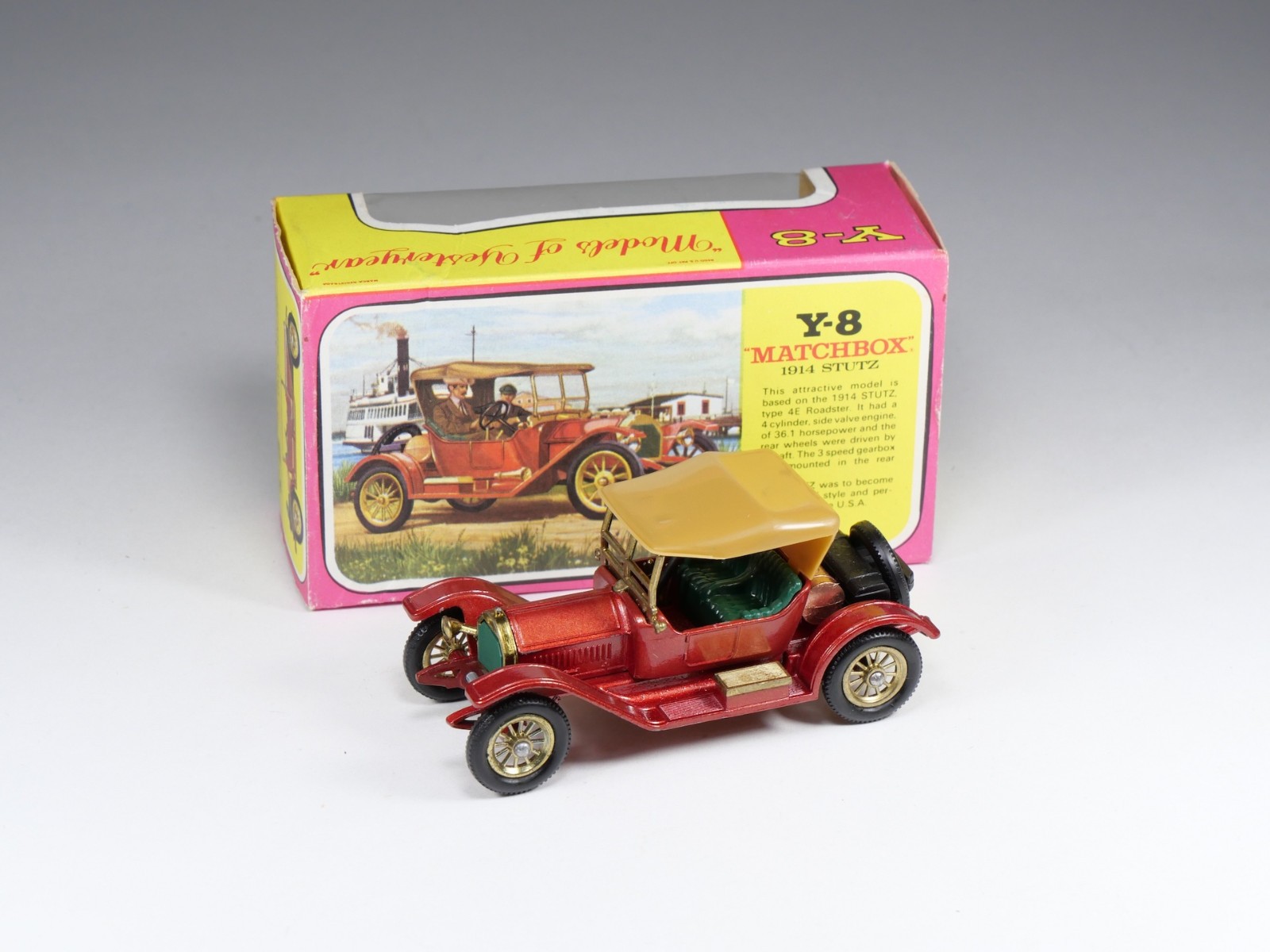 MATCHBOX YESTERYEAR - Y-8 - 1914 Stutz - In Box
