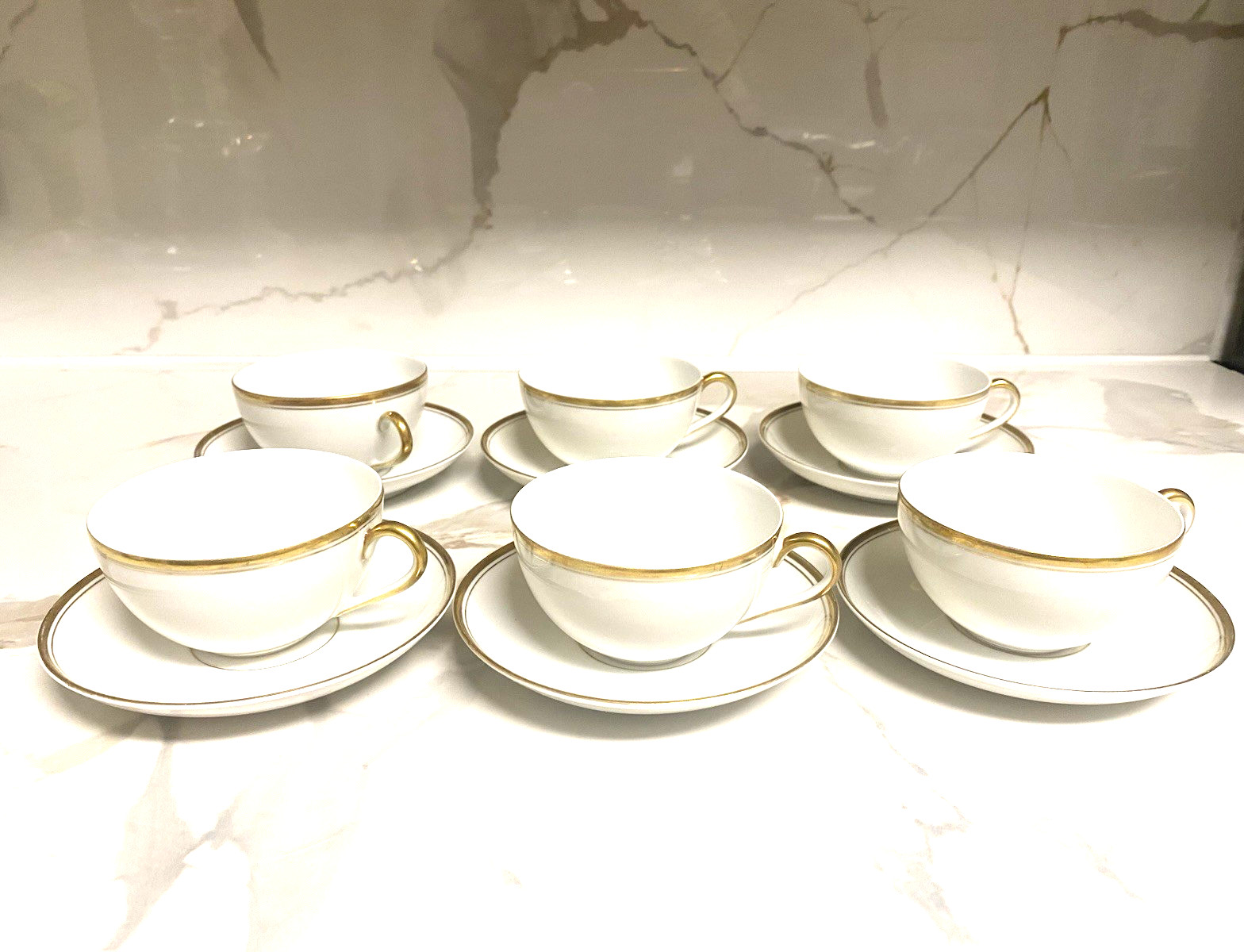 Carl Tielsch ALTWASSER  Germany  6 Cups & Saucer