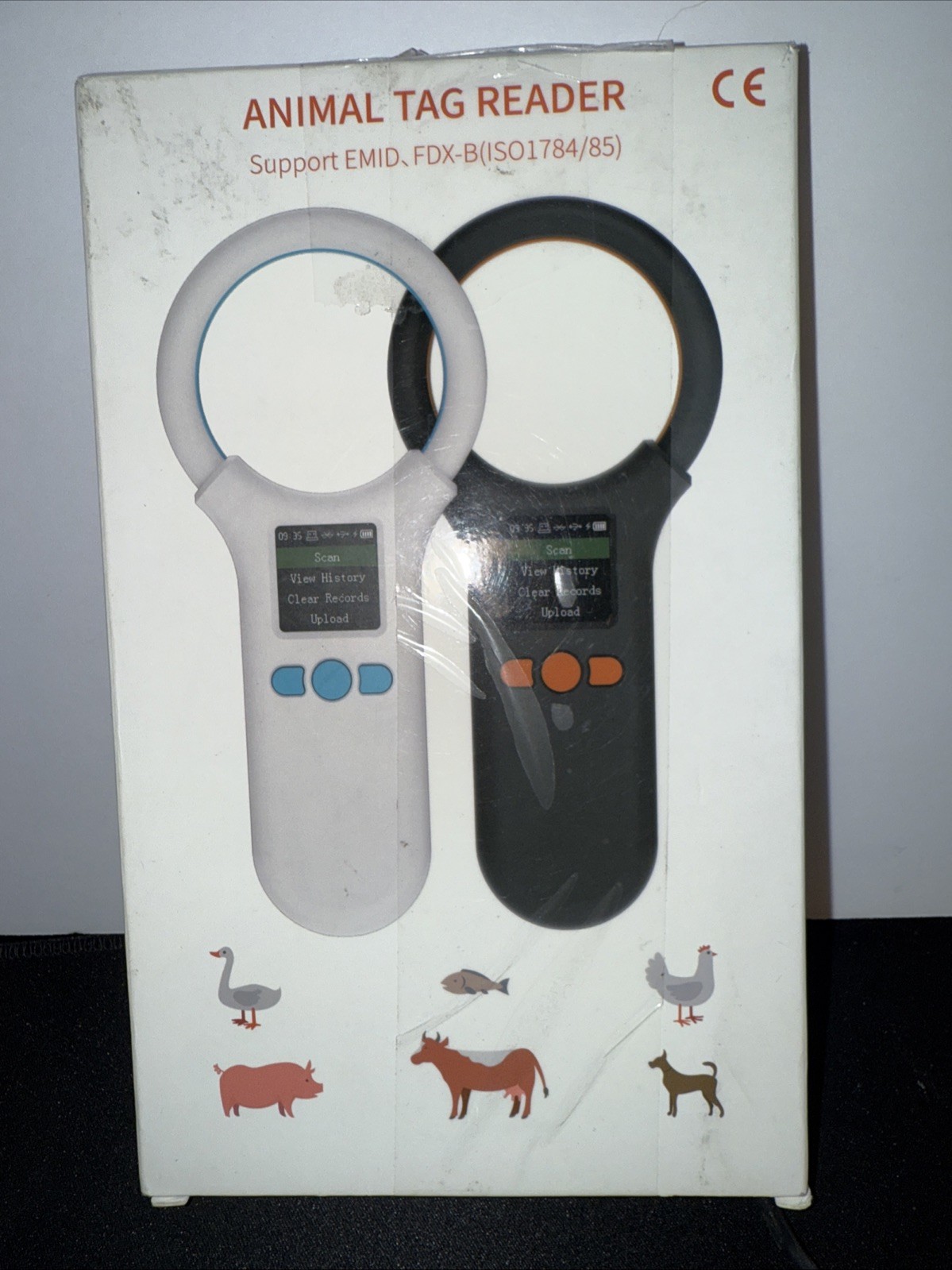 Asixxsix Pet Chip Reader and Record Management Bluetooth USB (Black)