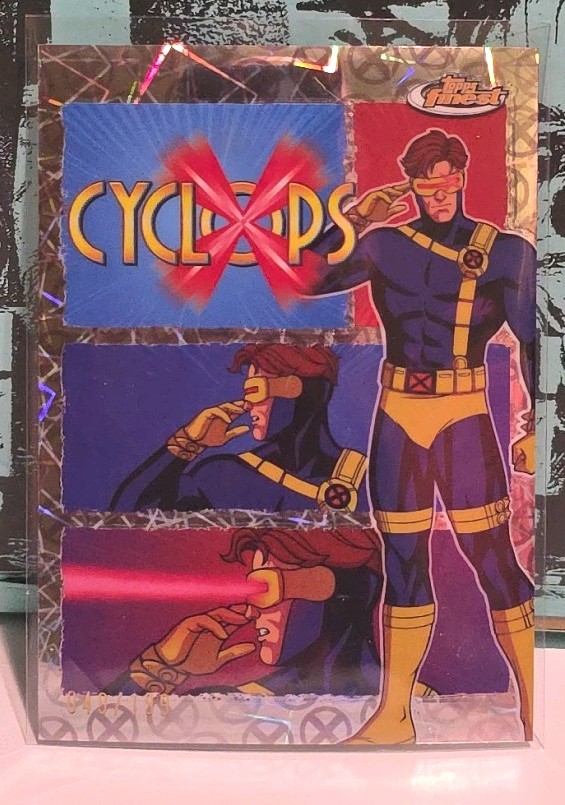 Cyclops Remember It Laser Refractor /199 - 2025 Topps Finest X-Men 97 SP