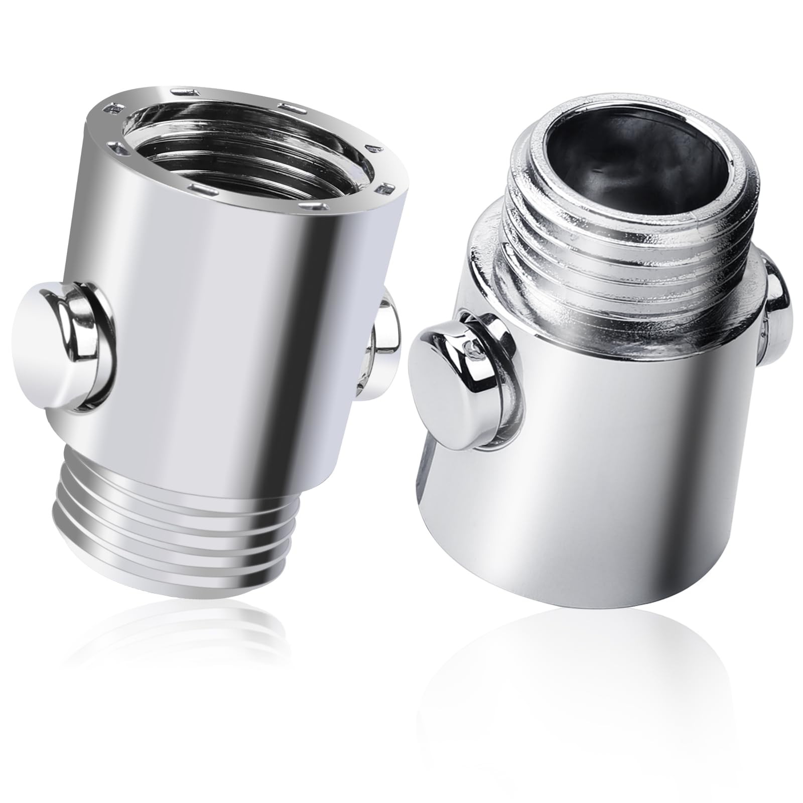 2 Pack Shower Head Shut Off Valve Button Type Water Flow Control Valve G1/2 U...