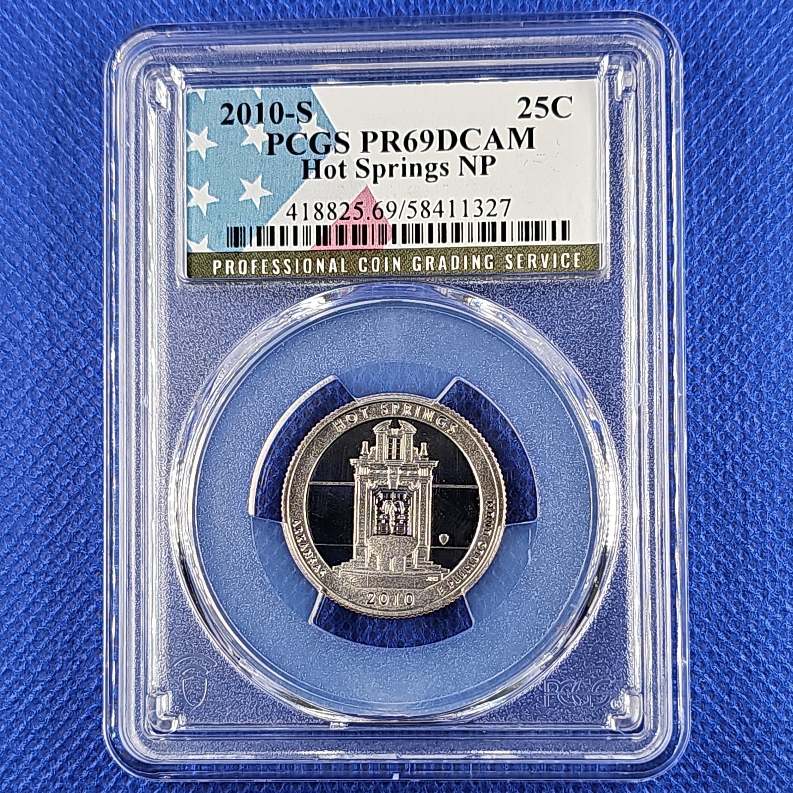2010-S Hot Springs National Park Quarter PCGS PR69DCAM