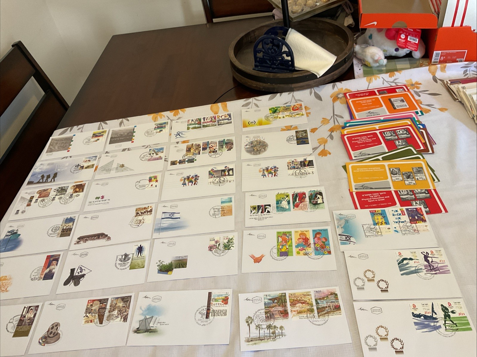 ISRAEL-(-2007-2008-)-lot of 27-FDC'S of Israel Postal History & BULLETINS-# 101