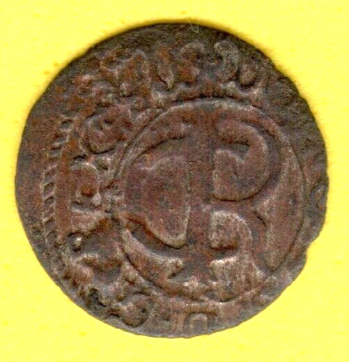 Livonia Schilling ca 1663 Carl XI "62" Suceava Romania Moldova 227
