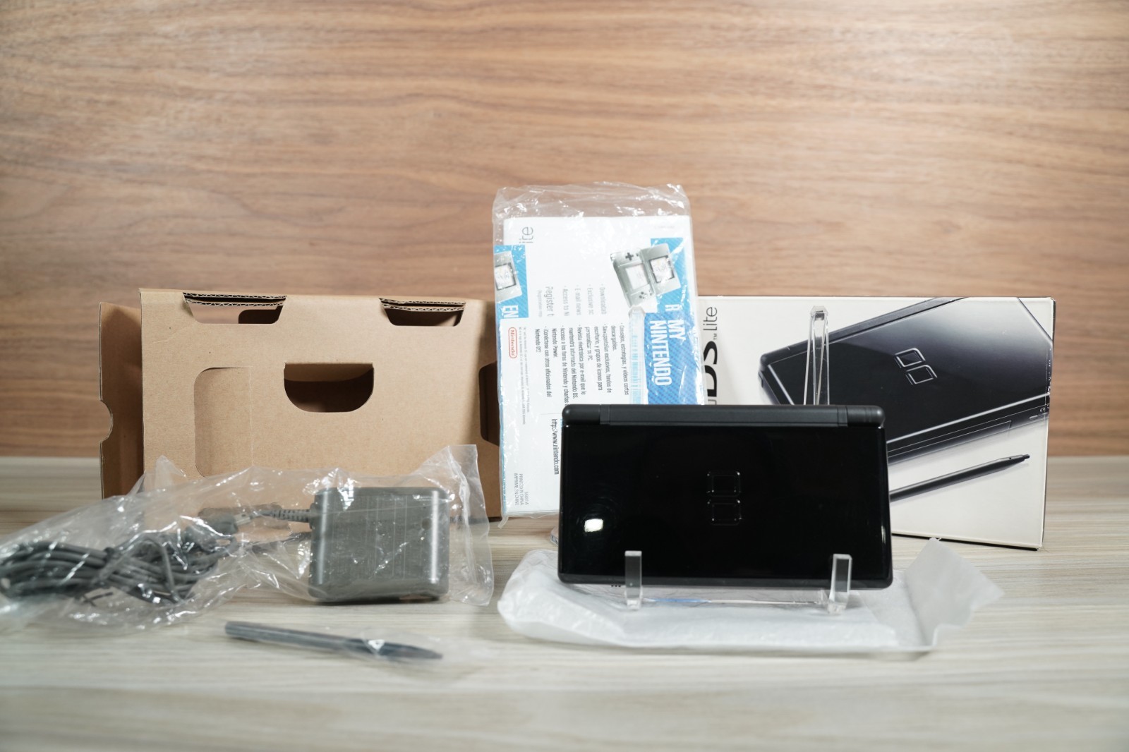 Nintendo DS Lite Black Console In Box Tested Working Complete CIB SUPER CLEAN!