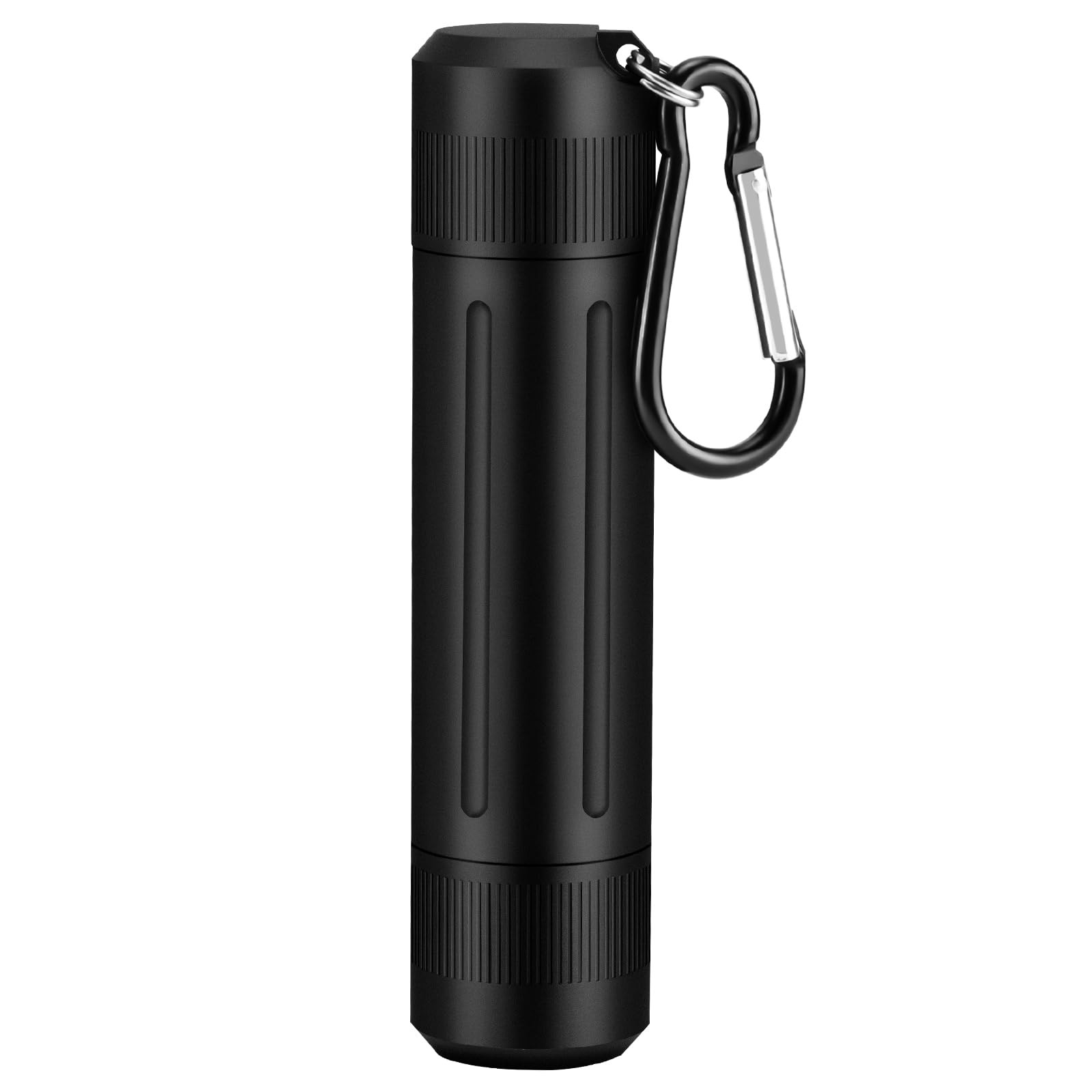 Aufew Airtight Smell Proof Container, Durable Stash Jar with One Size, Black 